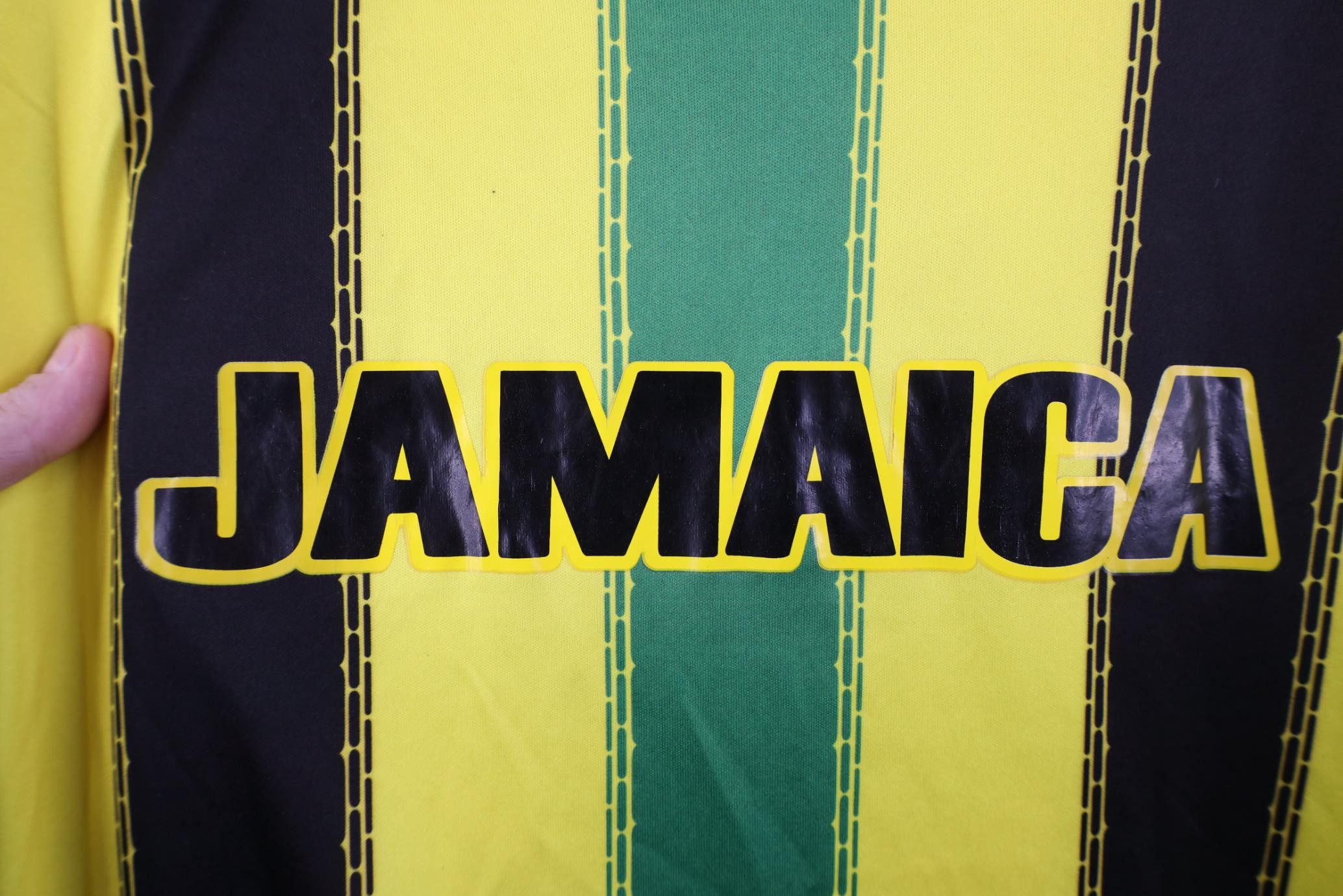 Vintage Vintage Y2K World Cup Jamaica Soccer Futbol Jersey Shirt Size US XL / EU 56 / 4 - 6 Thumbnail