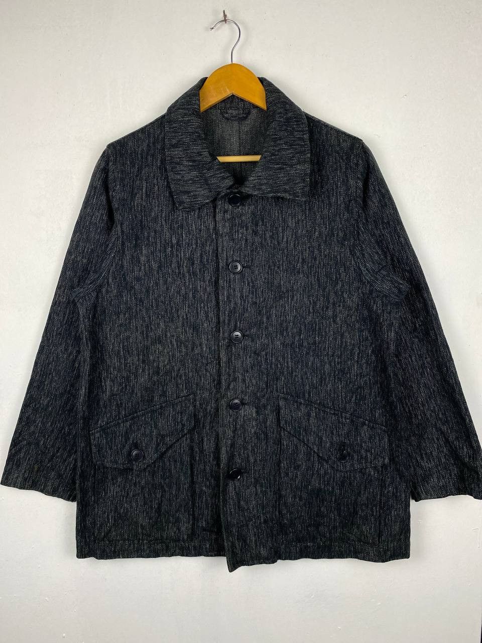 Japanese Brand japanese brand salt and pepper denim jacket nice design Size US M / EU 48-50 / 2 - 1 Thumbnail