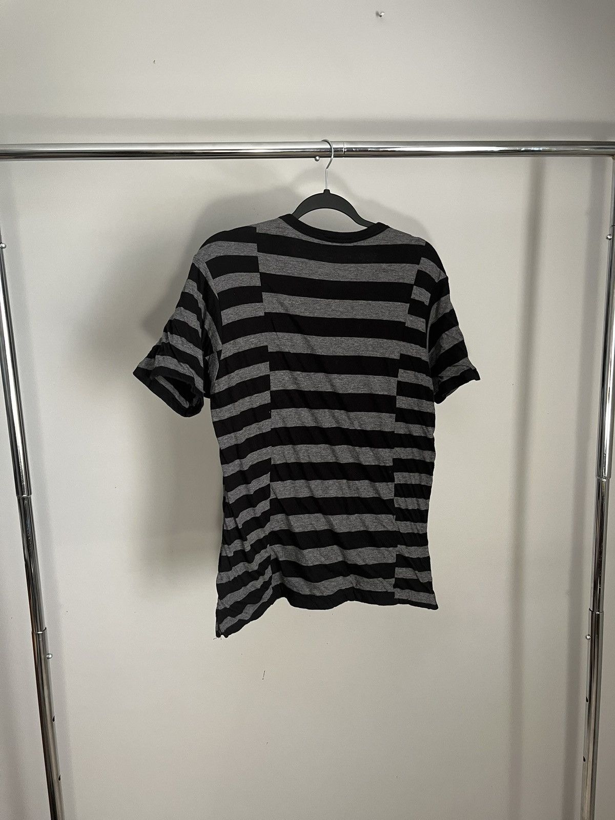 Yohji Yamamoto Yohji Yamamoto Pour Homme Striped T-Shirt Size US L / EU 52-54 / 3 - 2 Thumbnail