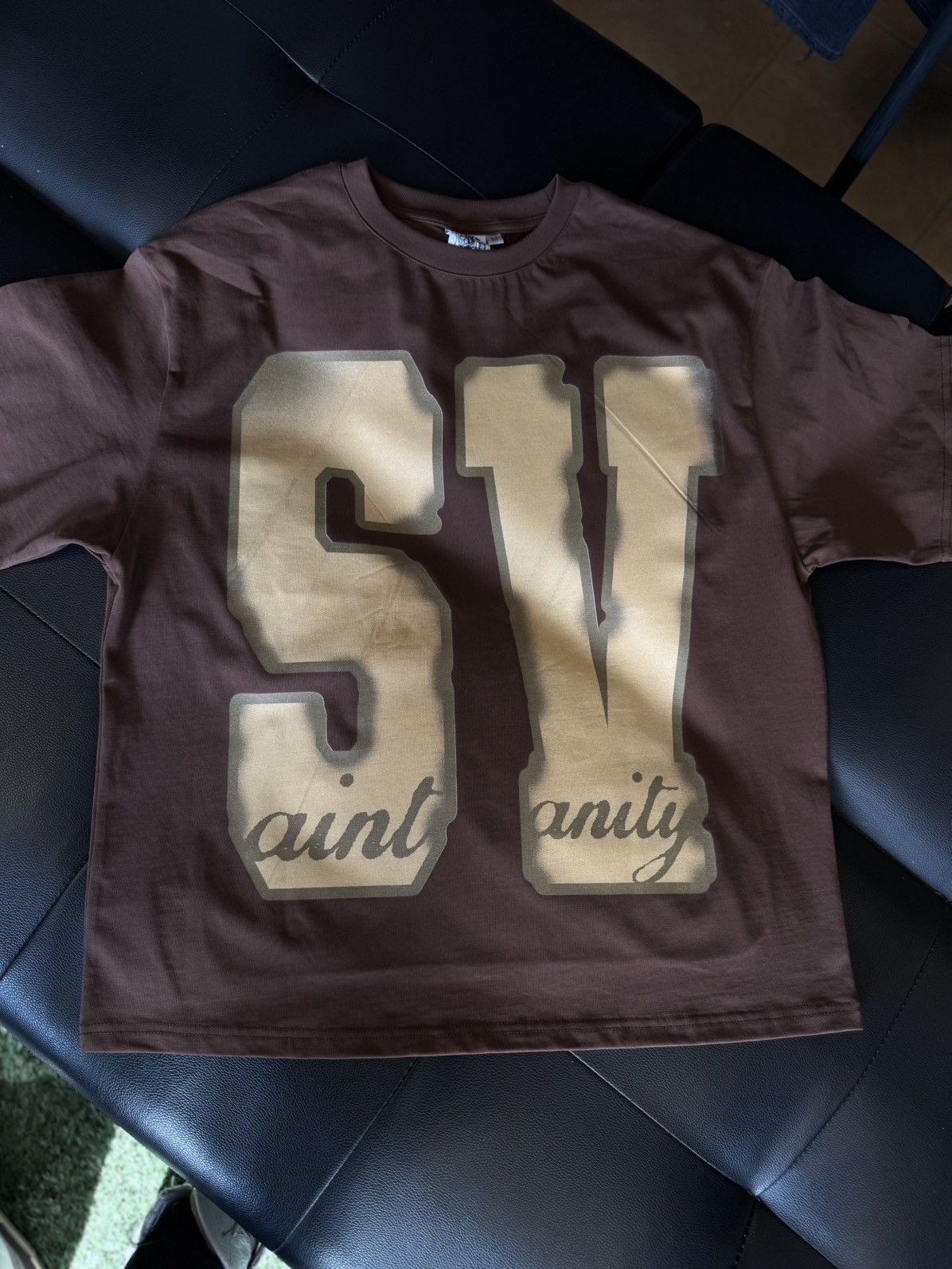 Saint Vanity Saint Vanity UNRELEASED Tee Shirt Logo Brown Size M (NEW) Size US M / EU 48-50 / 2 - 3 Thumbnail