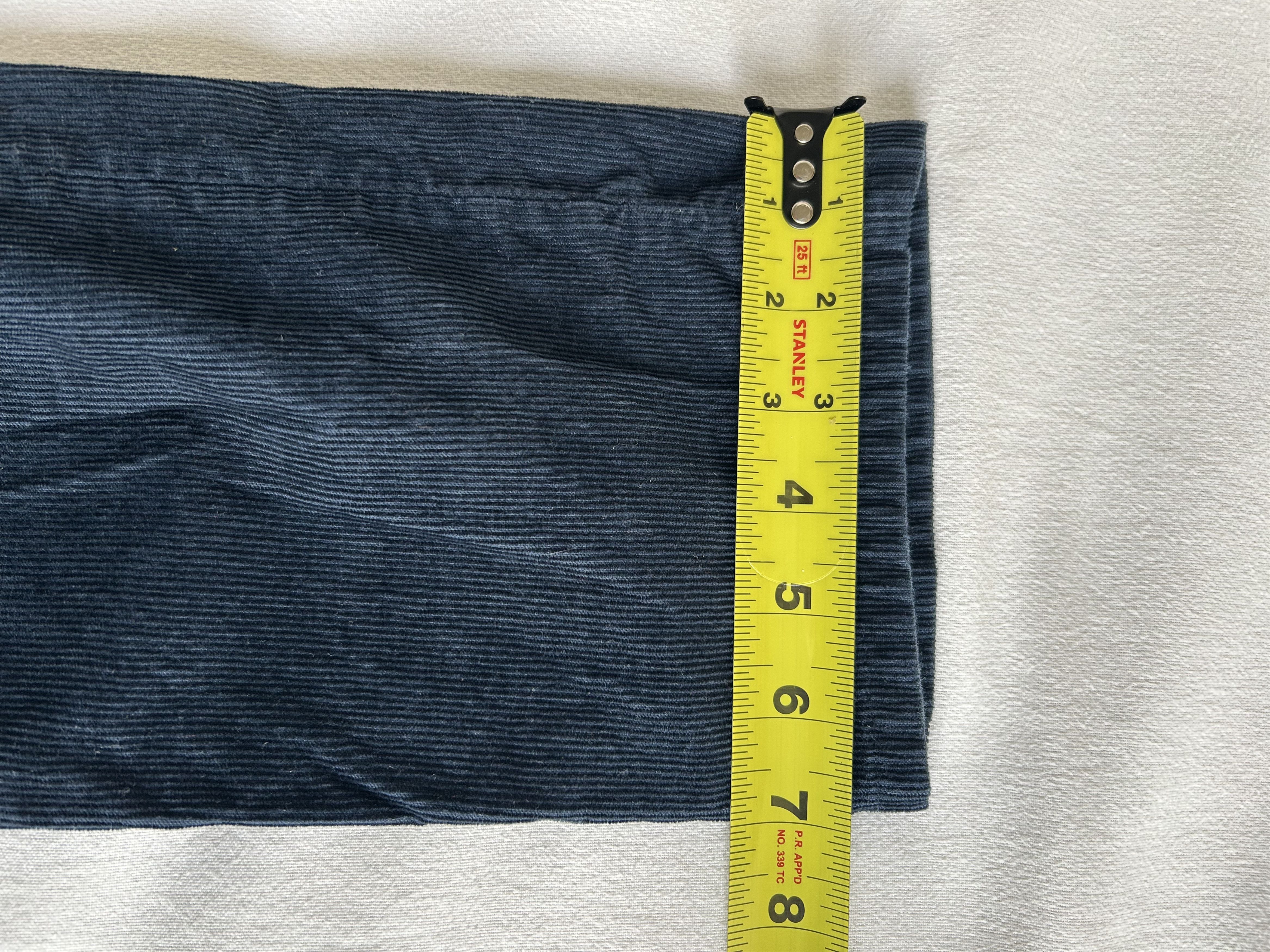 Rag & Bone Rag and Bone Slimfit Size 2 Blue Navy Corderoy Jeans Size US 30 / EU 46 - 7 Thumbnail
