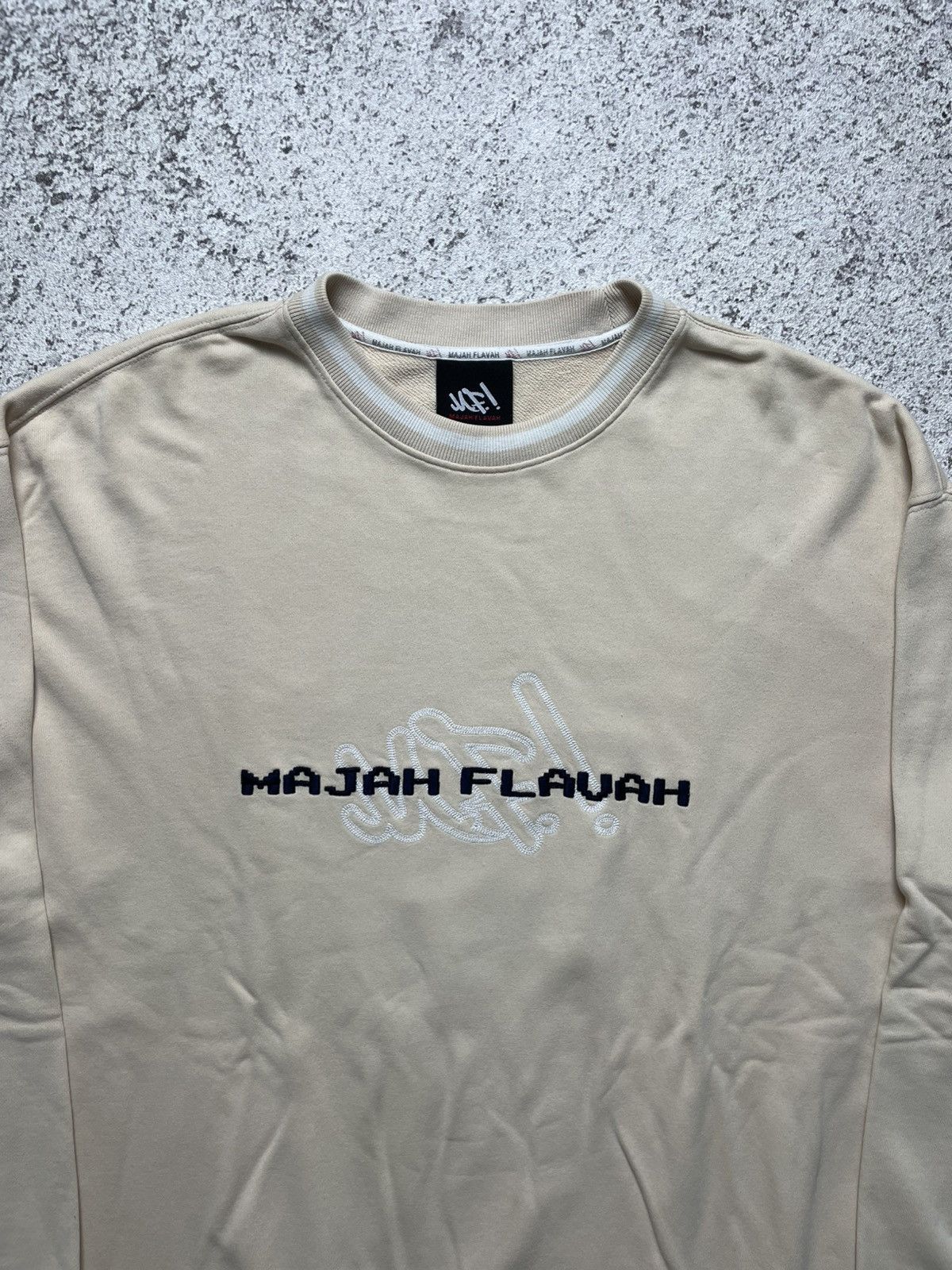 Japanese Brand Vintage Y2K MAJAH FLAVAH Hiphop Sweater Dmx Ruff Ryders Fubu Size US XL / EU 56 / 4 - 2 Thumbnail
