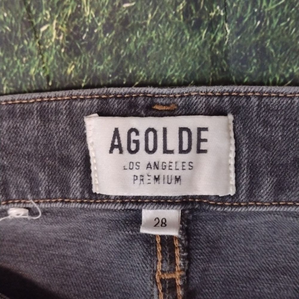 Agolde AGOLDE - los Angelos premium distressed black jeans size 28 Size 28" / US 6 / IT 42 - 5 Thumbnail