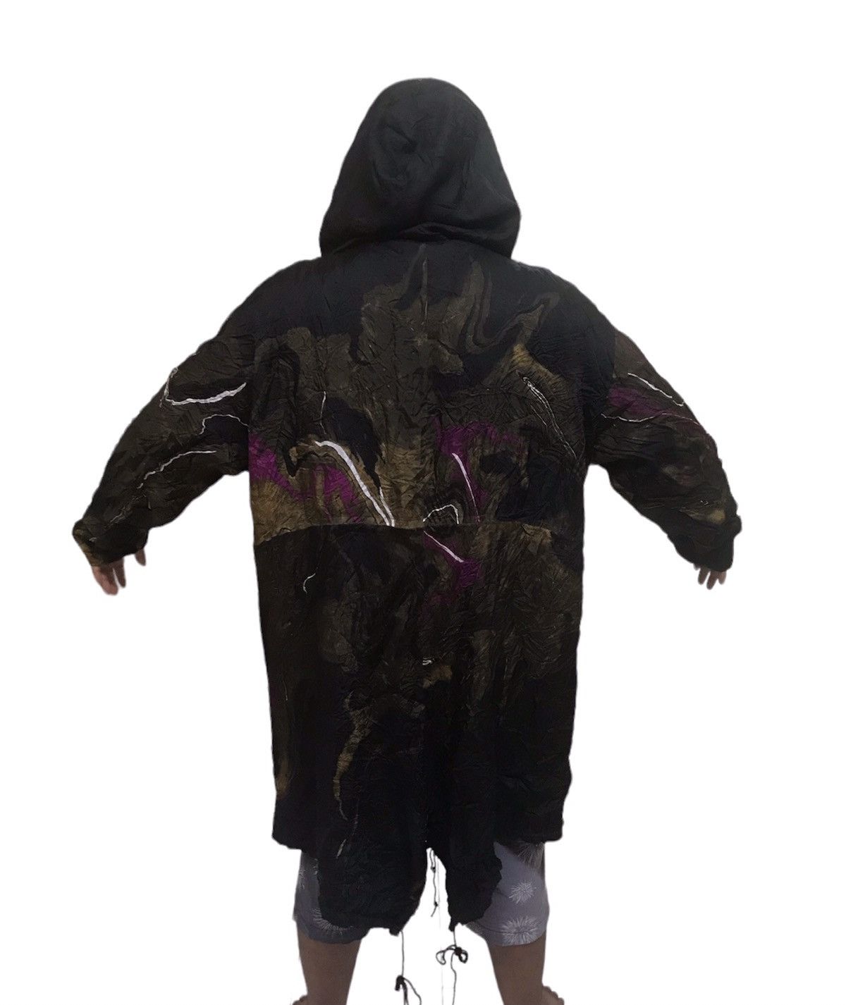 Japanese Brand × Y's × Yohji Yamamoto Y's Yohji Yamamoto Suminagashi Marble Pattern Light Jacket Size US M / EU 48-50 / 2 - 5 Thumbnail