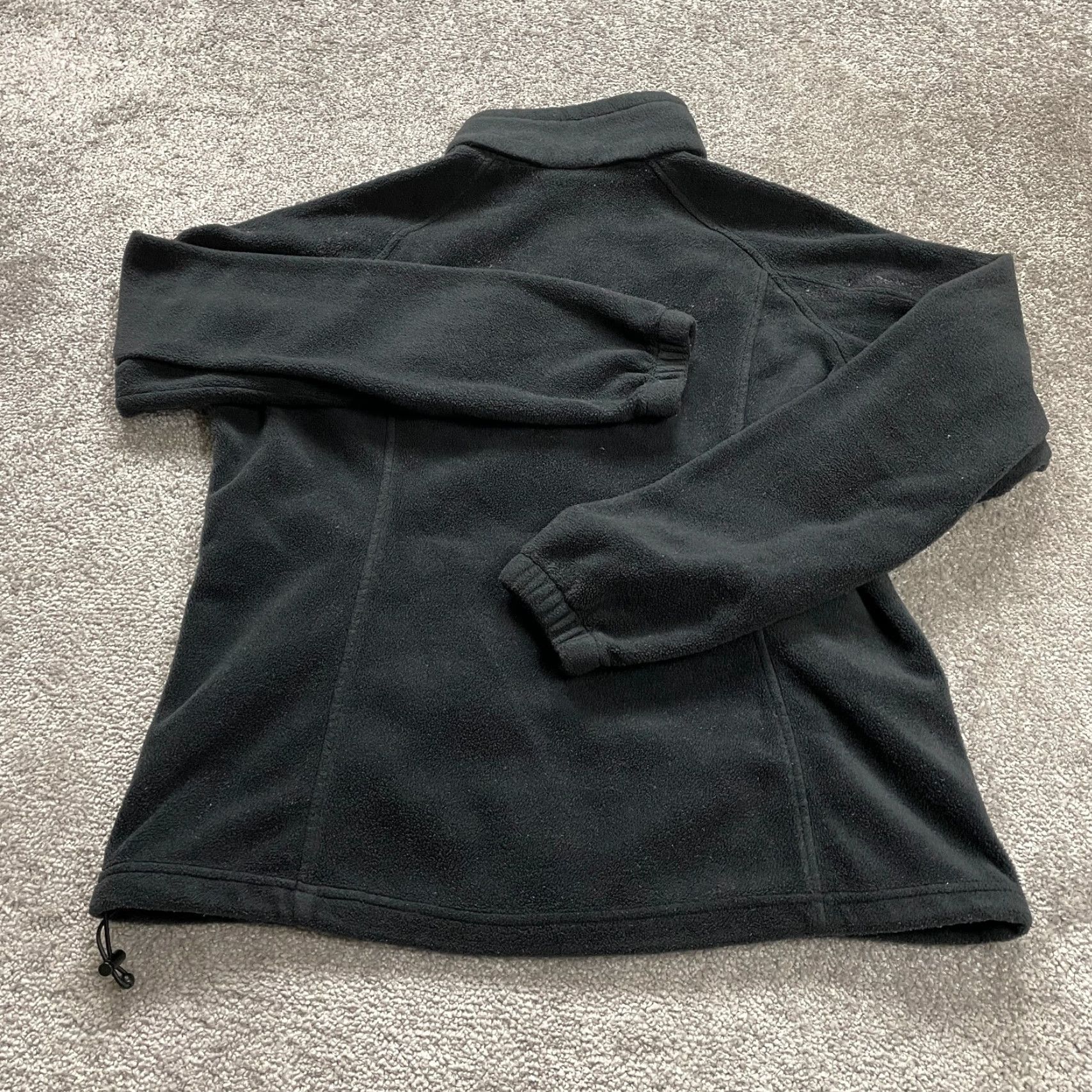 Vintage Columbia Tested Tough In Pink Fleece Jacket Womens XL Black Full Zip High Neck Sleeve Long Pocket Zipper Embroidered Logo Regular Jacket Size XL / US 12-14 / IT 48-50 - 2 Thumbnail
