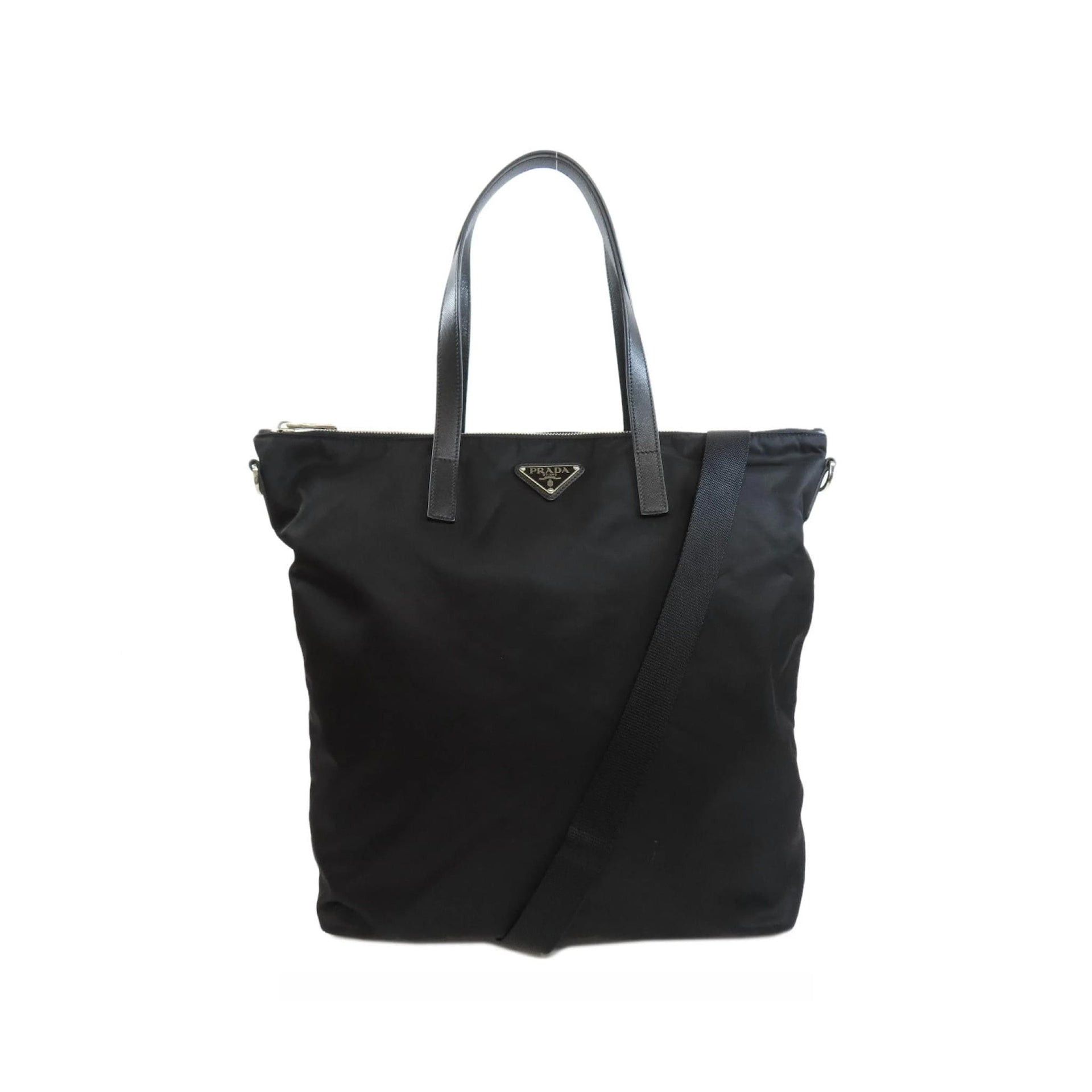 Prada Pattina Nylon Tote Bag, Women's