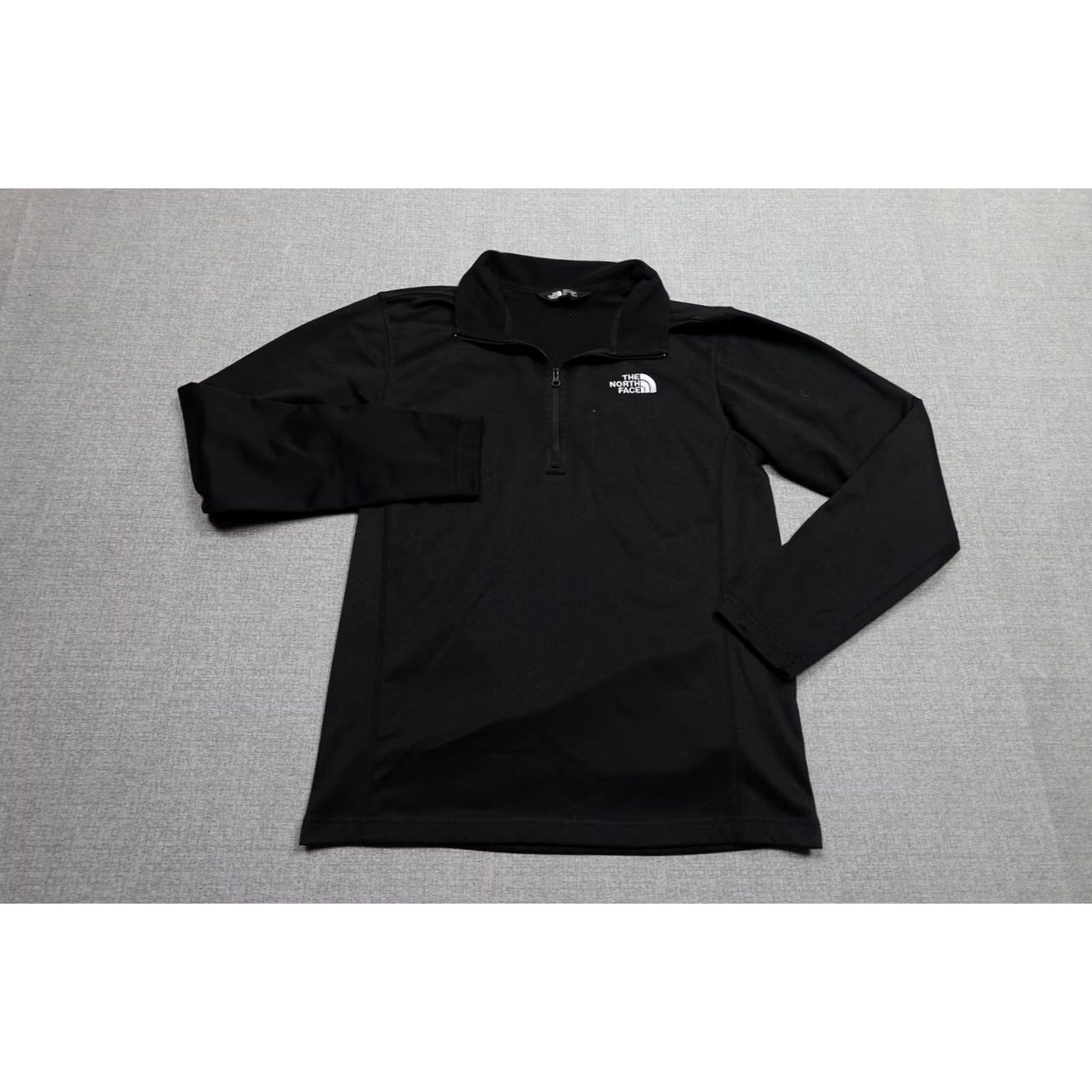 The North Face The North Face Quarter Zip Pullover Mens Small Black Lightweight Base Layer Shirt Size US S / EU 44-46 / 1 - 3 Thumbnail