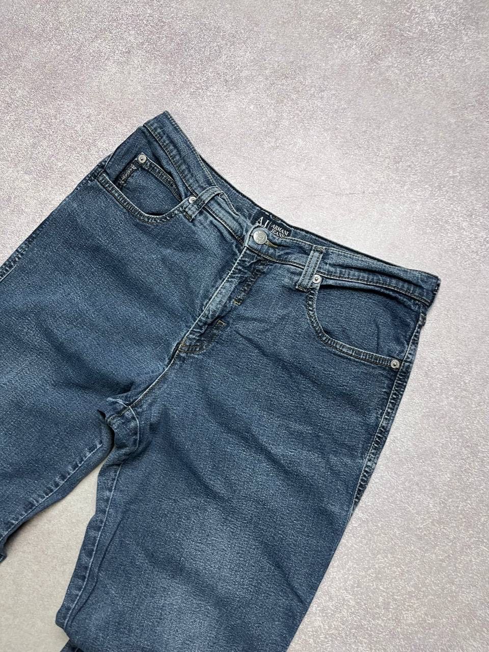 Armani Vintage Armani Pocket Logo Baggy Jeans Y2K 33 Size US 33 - 6 Thumbnail