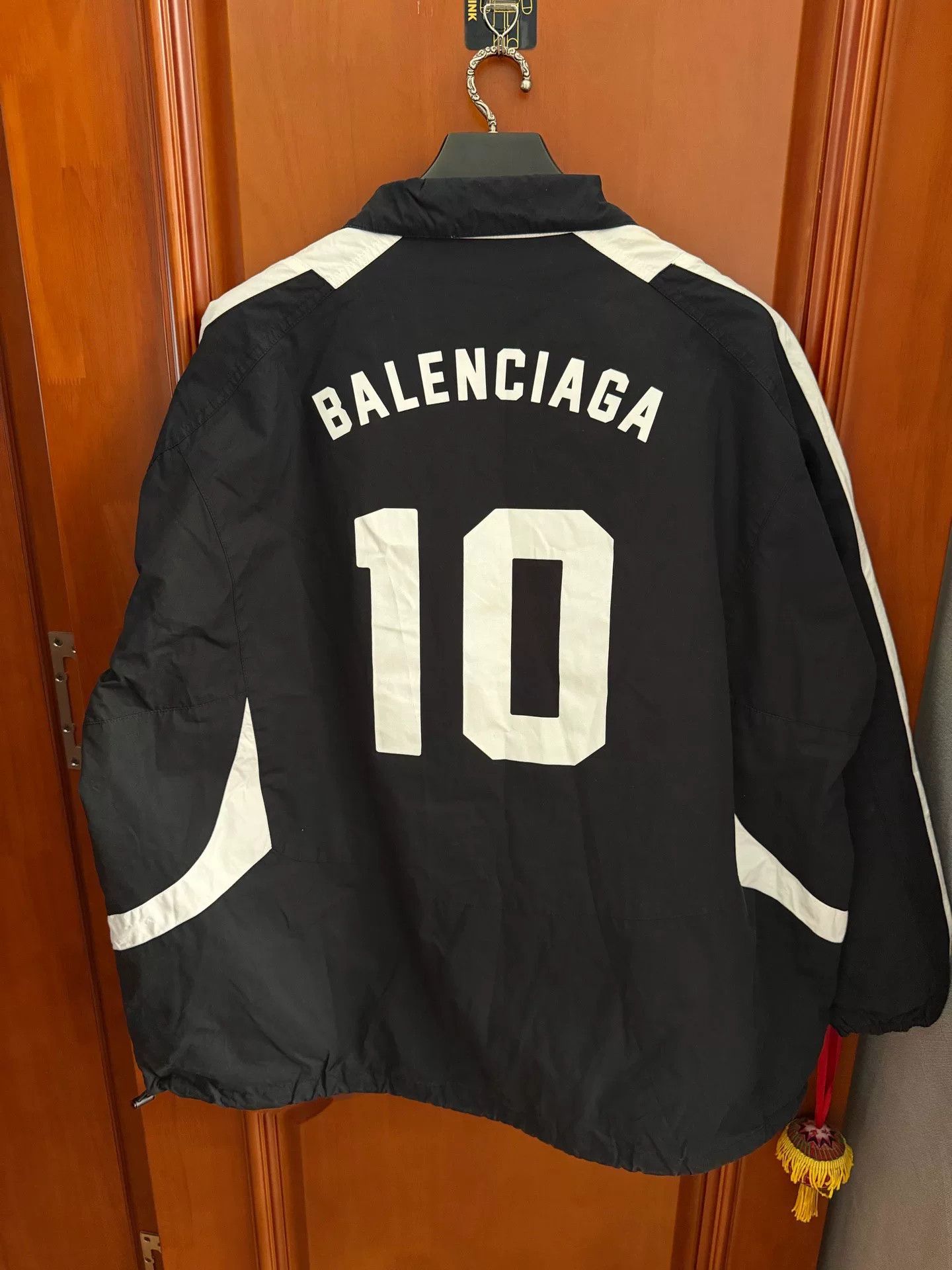 Balenciaga Soccer Panelled Shell Jacket Size 44