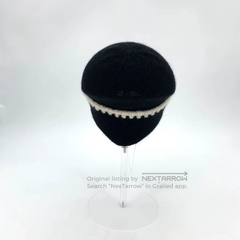 Chanel Chanel Black logo embroidered cashmere knitted woollen hat Size ONE SIZE - 4 Thumbnail