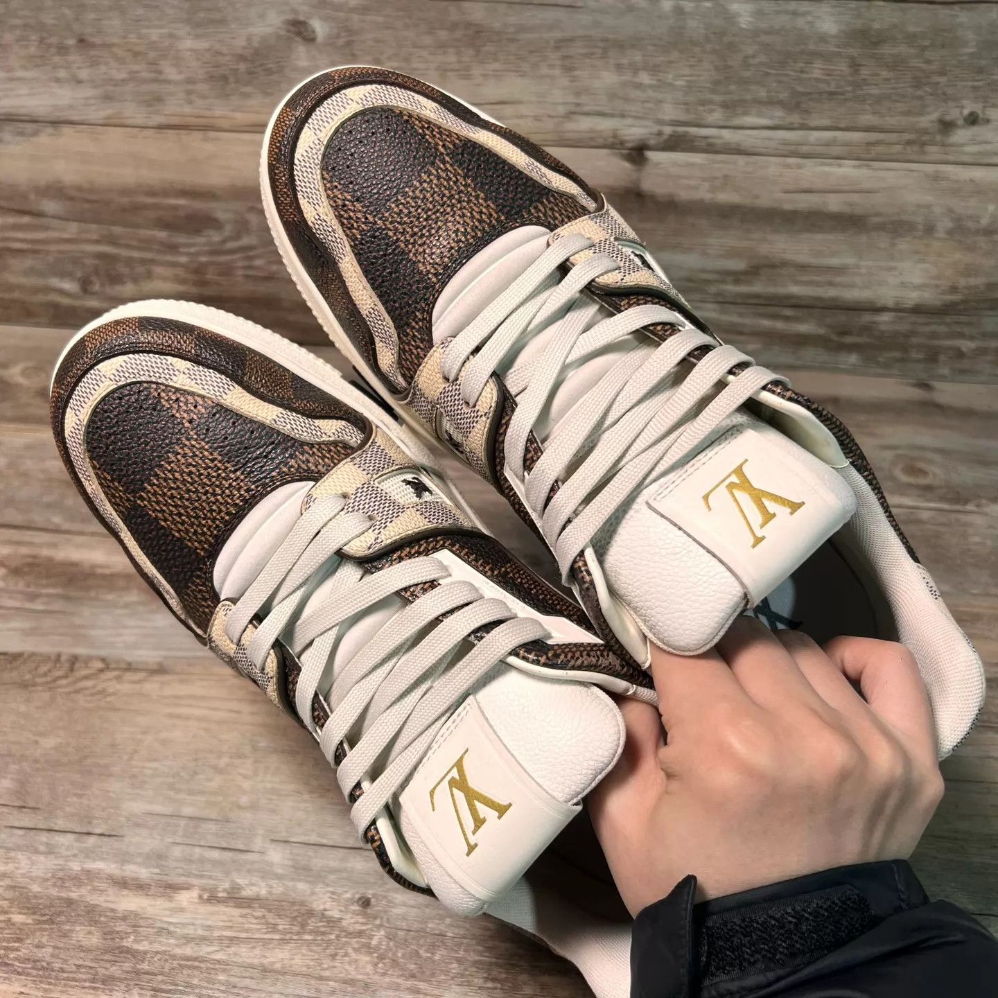 Louis Vuitton LV Trainer Brown Checkerboard UK9/43 95 New No Box Size US 10 / EU 43 - 5 Thumbnail