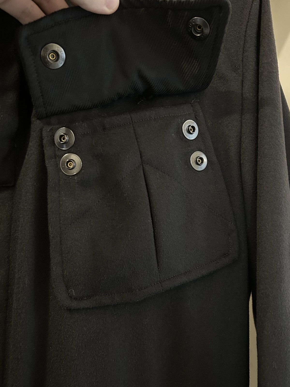 Gucci Gucci Tom Ford FW 2003 black wool M65/ safari jacket Size US L / EU 52-54 / 3 - 11 Thumbnail