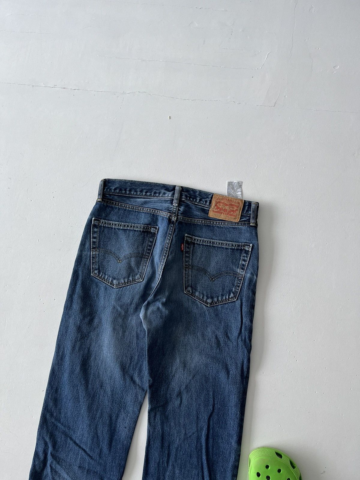 Indigo × Levi's × Levi's Vintage Clothing vintage Levi’s 507 04 boot cut flare dirty jeans avant garde Size US 33 - 3 Thumbnail