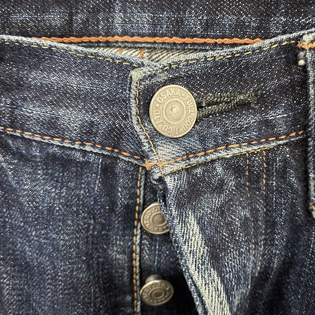 Full Count & Co. Vintage Full Count Redline Selvedge Denim Jeans Size US 30 / EU 46 - 5 Thumbnail