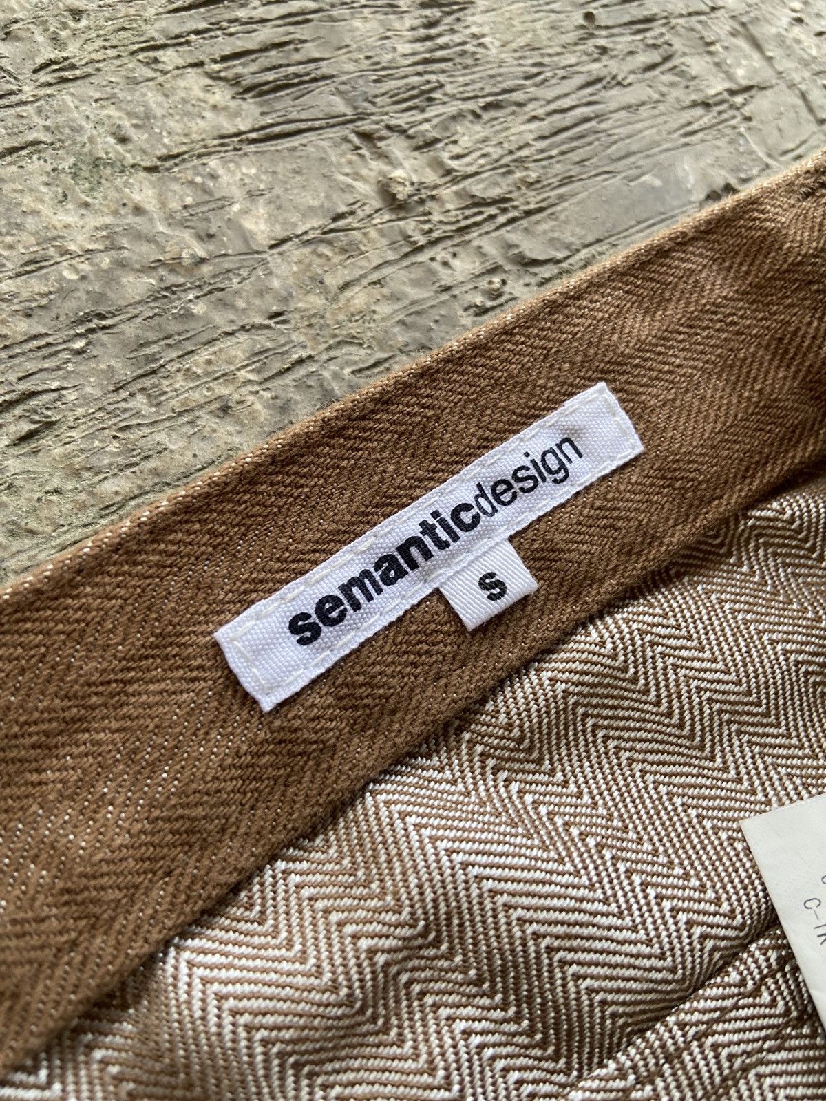 semanticdesign 2000s (NWT) Semanticdesign - Herringbone Flare Pants Size US 29 - 6 Thumbnail