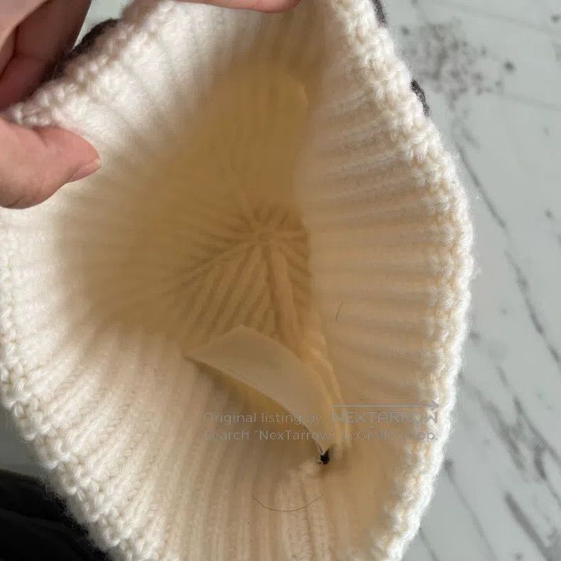 Fendi Fendi size S Wool cold hat / beanie with letter logo Size ONE SIZE - 4 Thumbnail