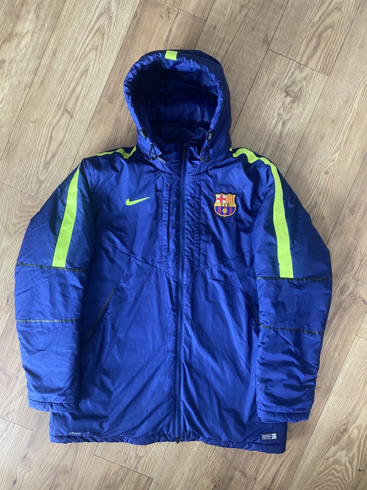 Nike Nike x Barcelona puffer jacket navt blue storm fit Size US XXL / EU 58 / 5 - 1 Thumbnail