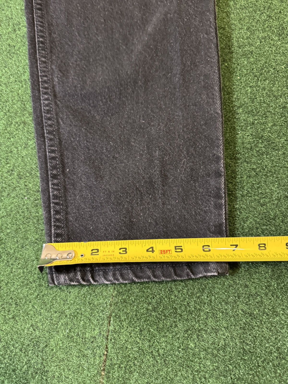 Levi's × Levi's Vintage Clothing × Vintage Vintage 90s Levi’s 550 Relaxed Fit Dark Wash Wide Leg Jeans Size US 32 / EU 48 - 10 Thumbnail