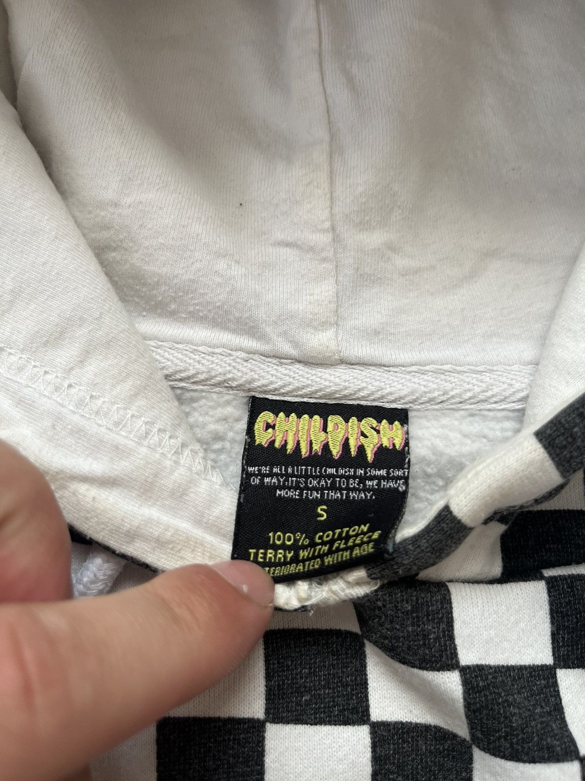 CHILDS Childish Checker Board Hoodie Size US S / EU 44-46 / 1 - 8 Thumbnail