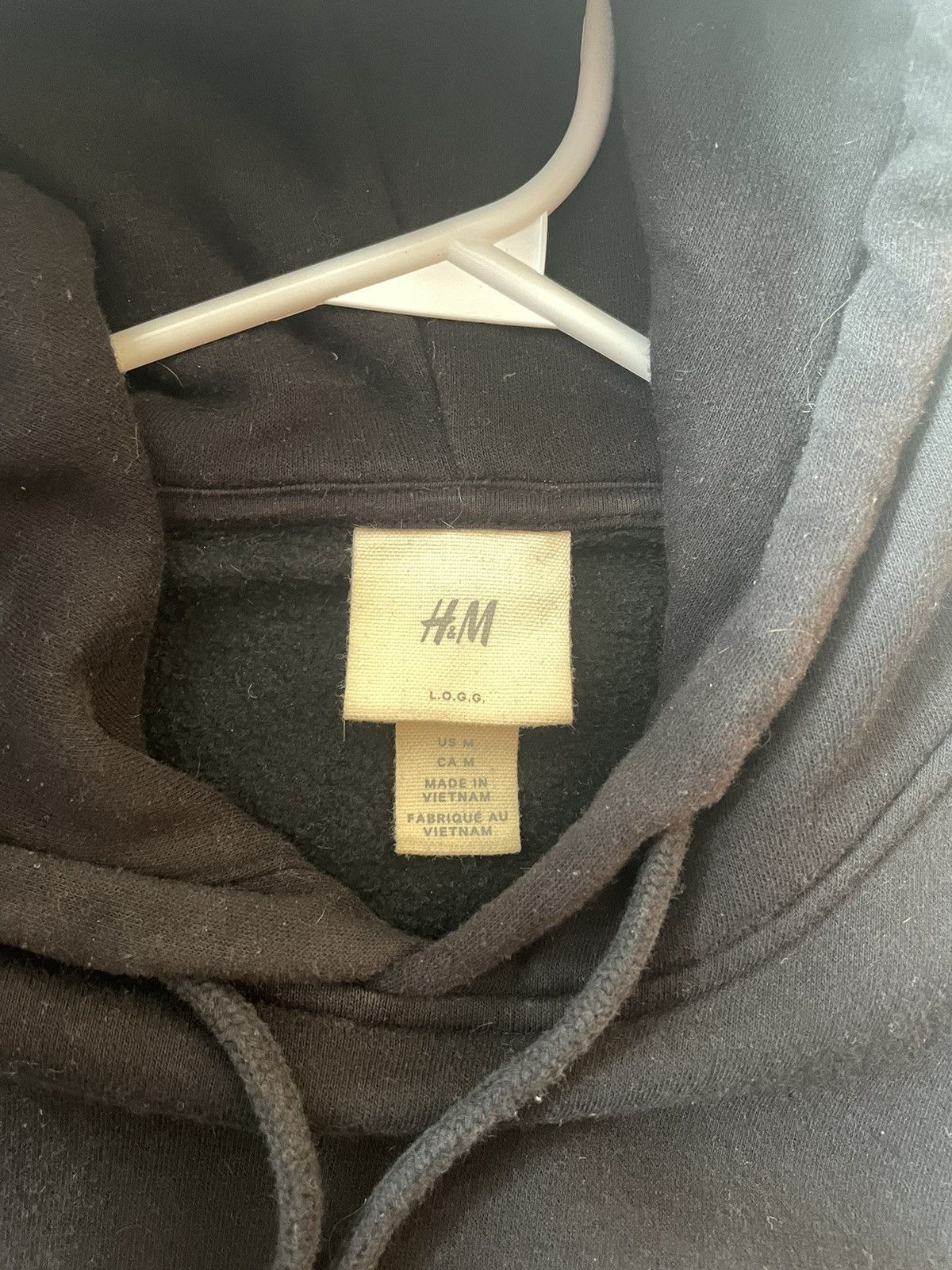 H&M × Vintage Vintage black hoodie big print loose fit Size US M / EU 48-50 / 2 - 3 Thumbnail