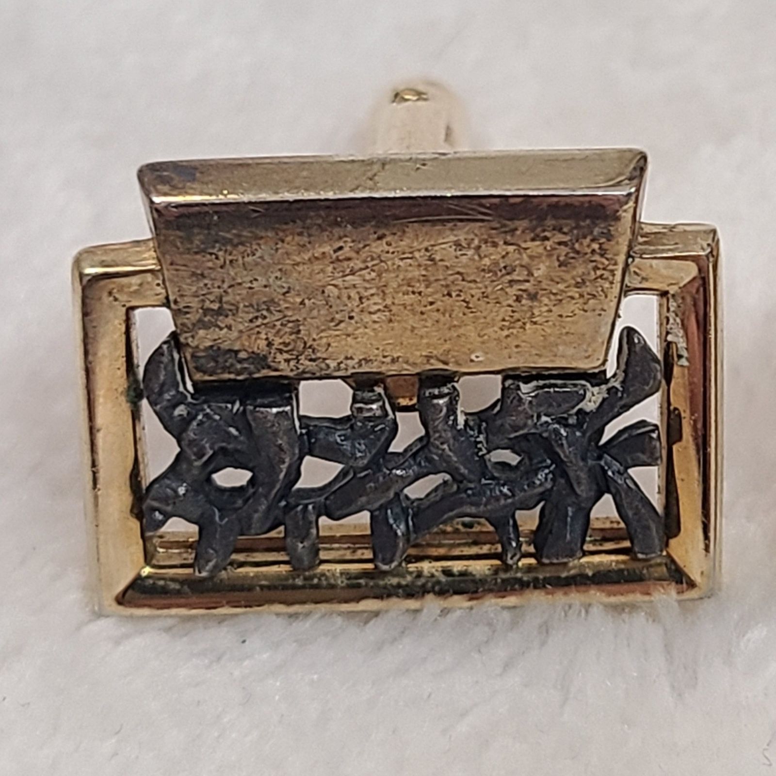 Vintage Vintage Anson Gold Tone & Black Cufflinks Size ONE SIZE - 5 Thumbnail