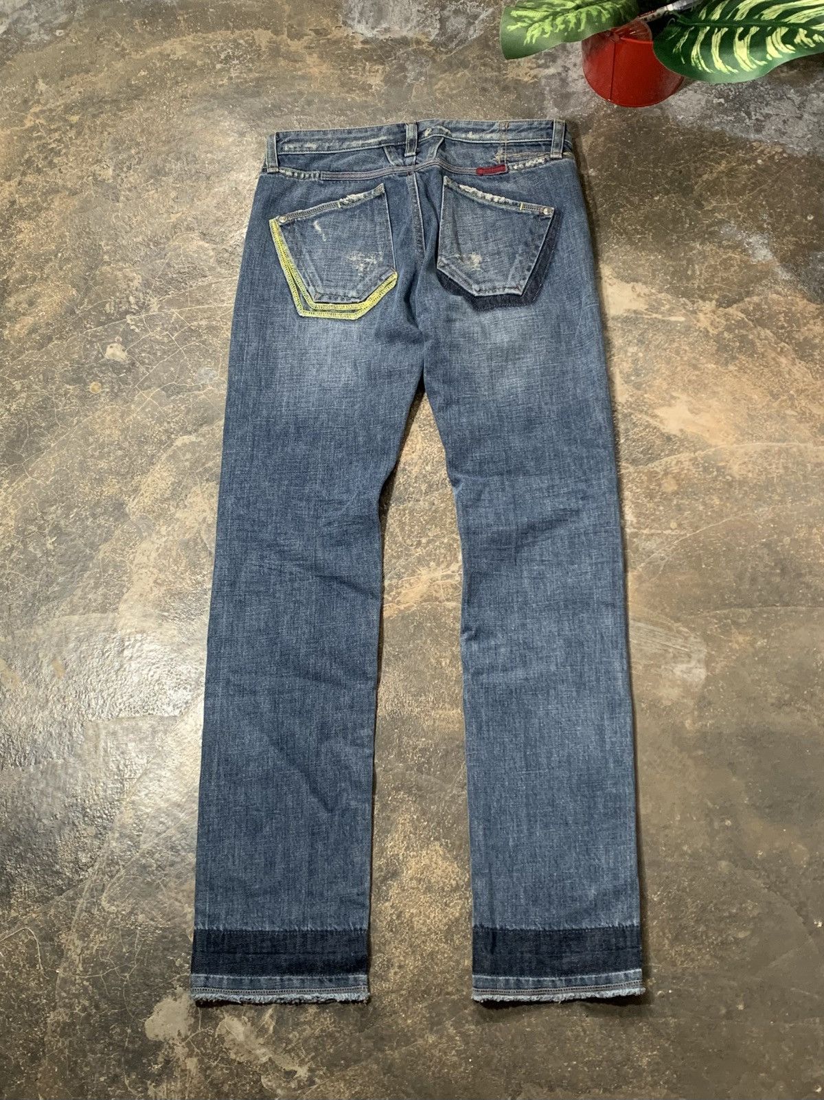 Marithe + Francois Girbaud Marithe Francois Girbaud Distress Jeans Size 29" - 4 Thumbnail
