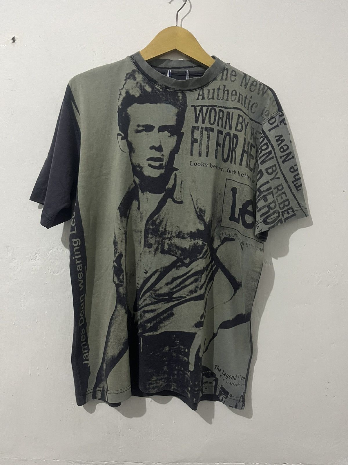 Lee × Vintage James Dean Lee Jeans Vintage 90s Shirt XL Size US XL / EU 56 / 4 - 1 Thumbnail