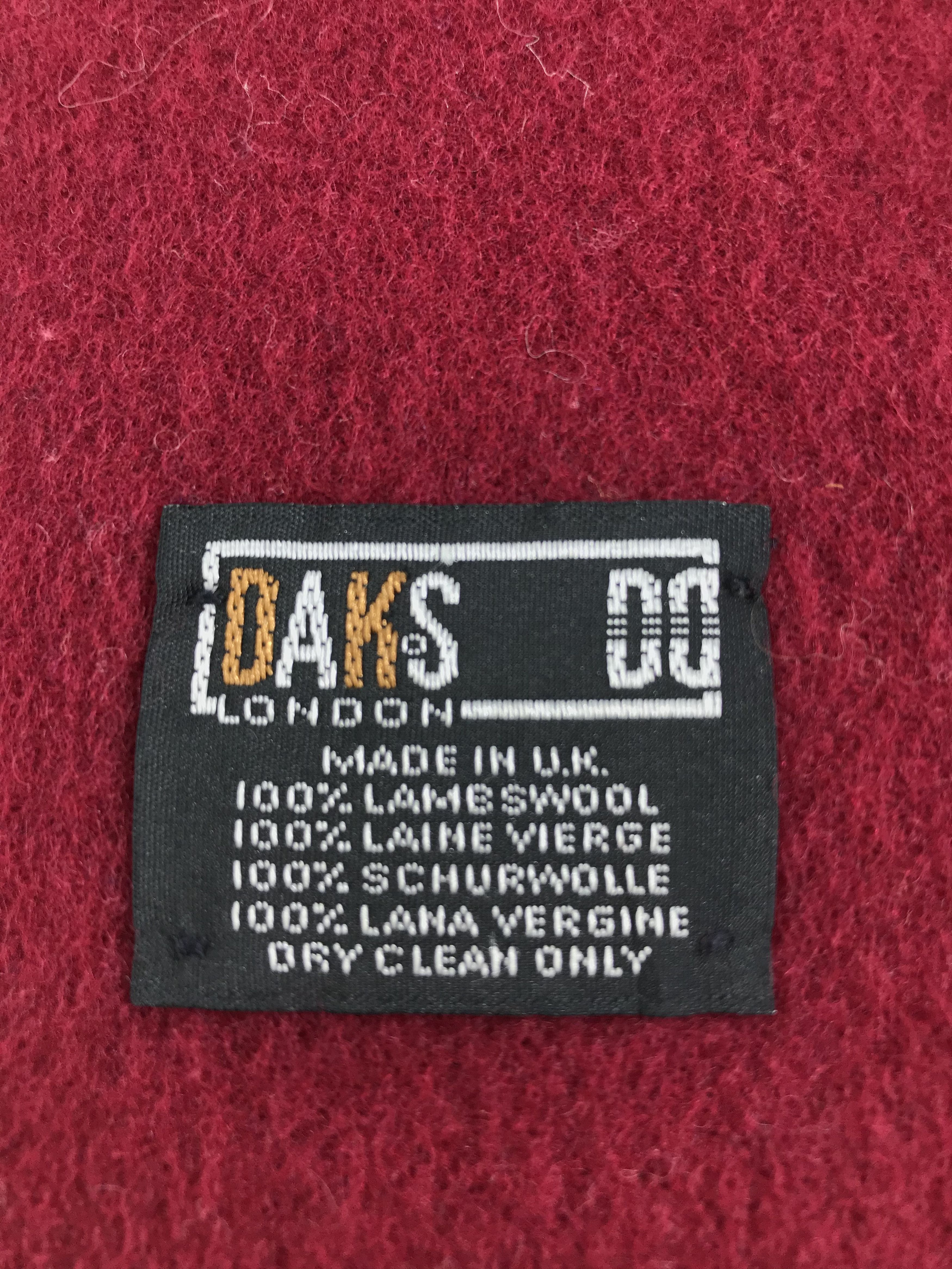 DAKS DAKS London Wool Scarf Muffler V152 Size ONE SIZE - 5 Thumbnail