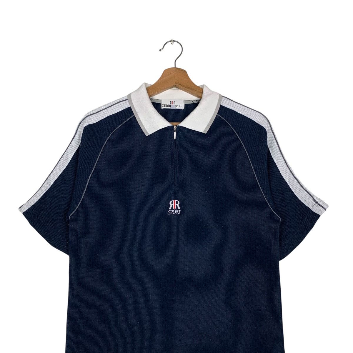 Cerruti 1881 CERRUTI SPORT Embroidery Center Logo Polo Shirt #1457-C66 Size US L / EU 52-54 / 3 - 2 Thumbnail