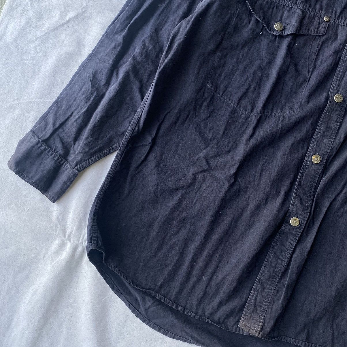 Japanese Brand Classic GIV VIA SPIGA Flannel Shirt GOA Style Size US XL / EU 56 / 4 - 6 Thumbnail