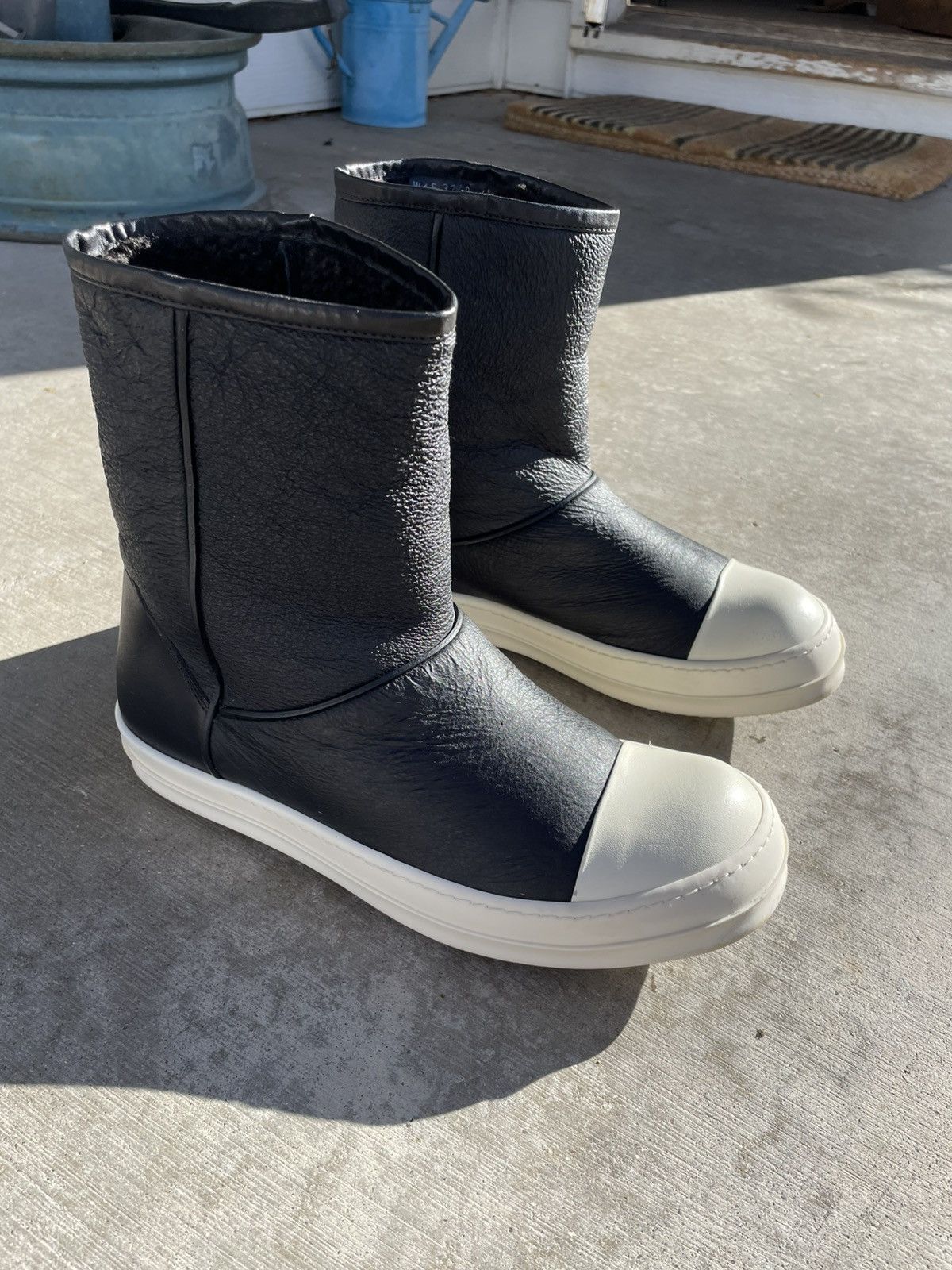 Rick Owens Rick Owens Shearling Ankle Boots Size US 8.5 / EU 41-42 - 5 Thumbnail