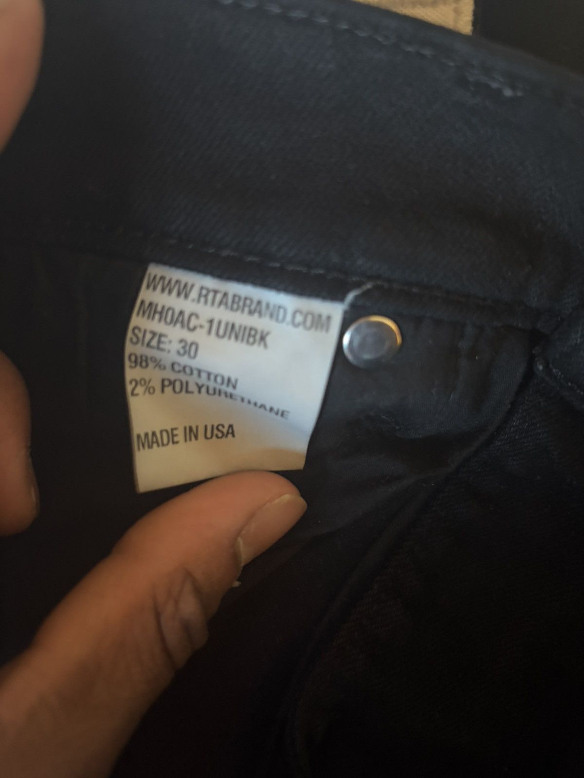 Rta RTA Premium Japanese Denim Jeans – Size 30 Size US 30 / EU 46 - 9 Thumbnail