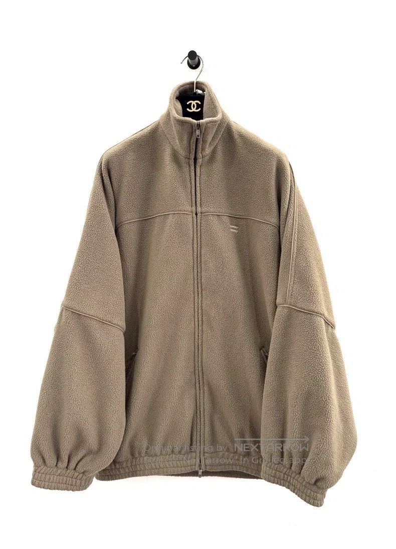 Balenciaga Brown Velvet Women's Jacket Coat