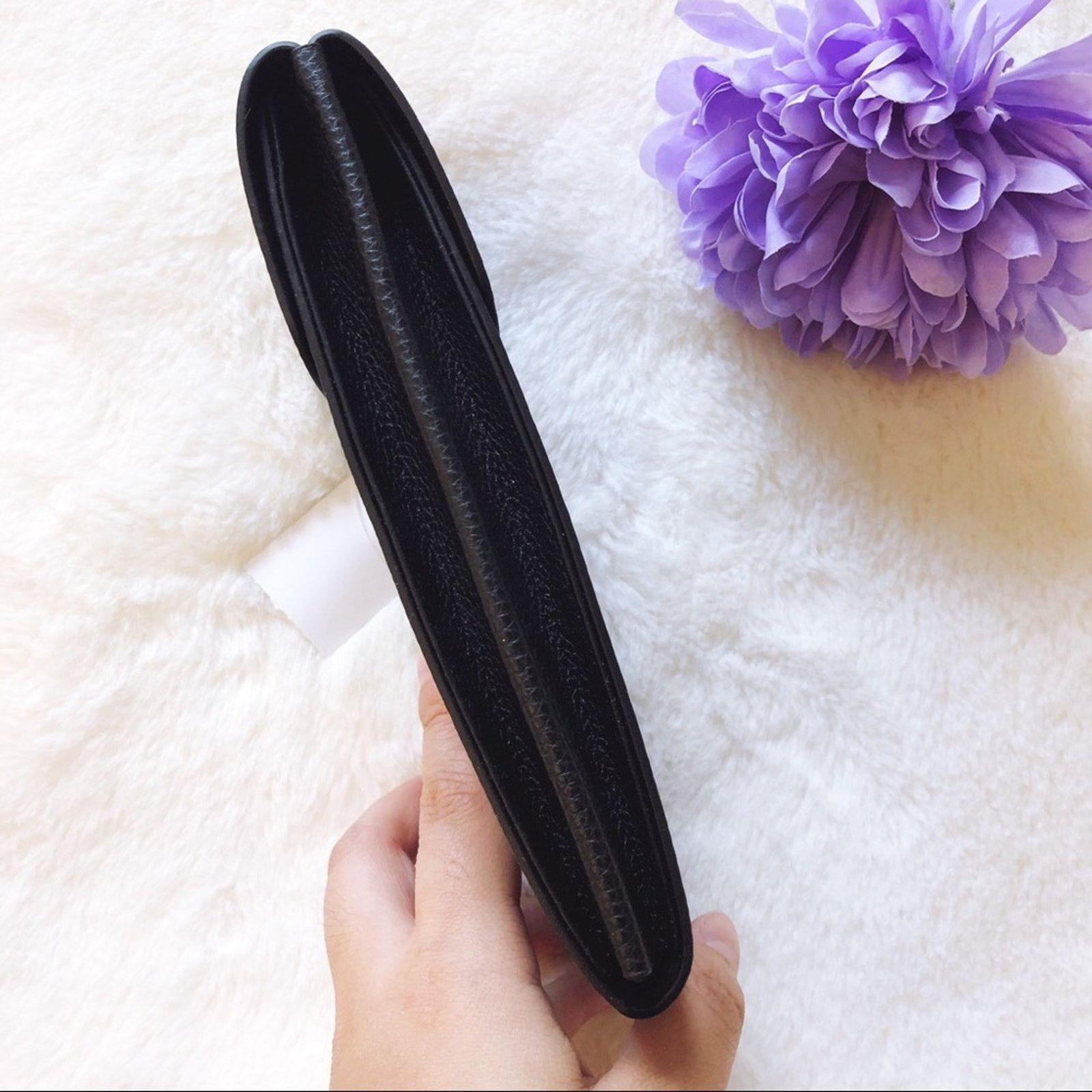 Ann Taylor Ann Taylor Black Dual-Compartment Glasses Case Size ONE SIZE - 3 Thumbnail