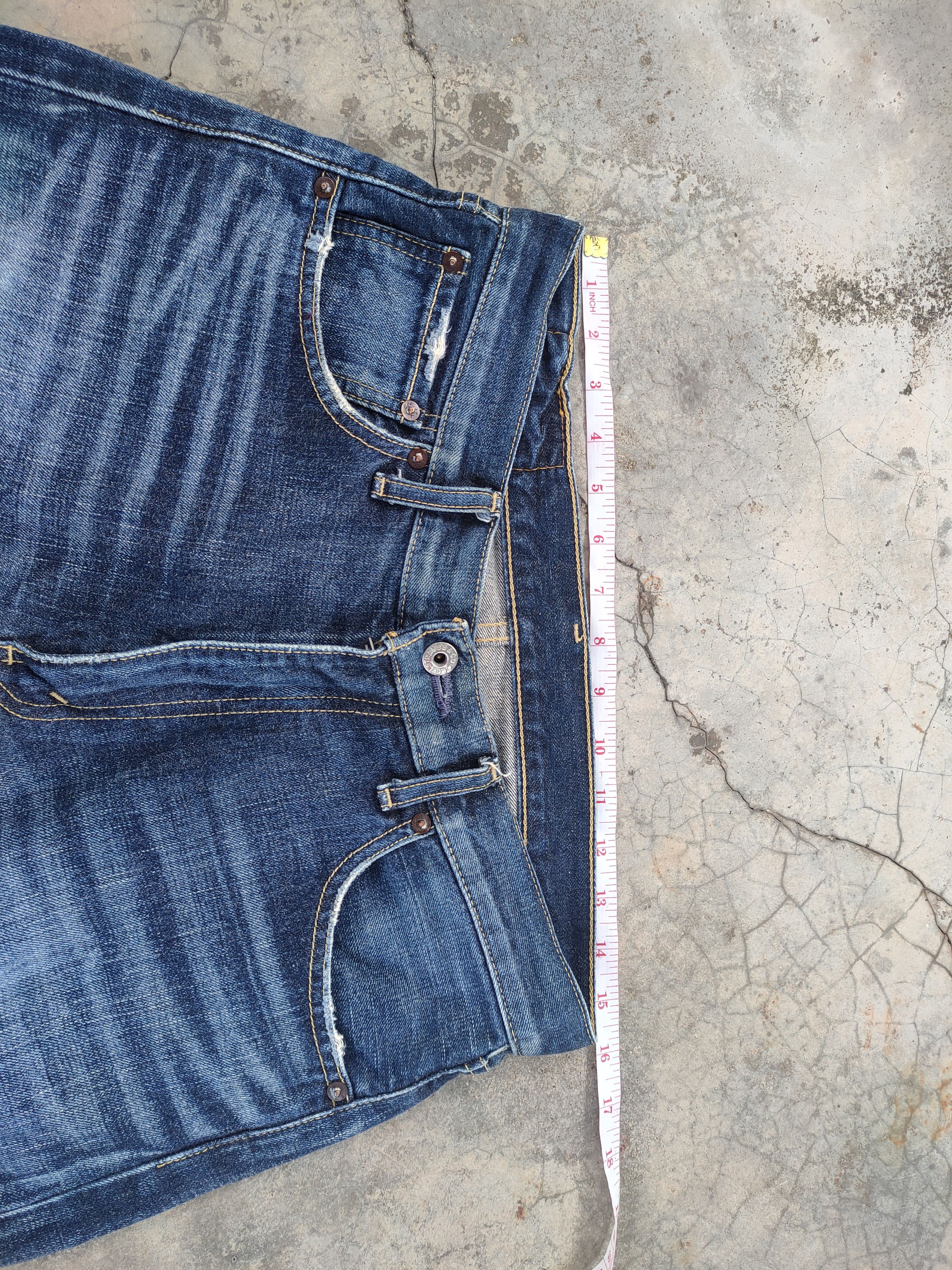 Jean × Levi's VINTAGE LEVI'S 503 FADED DISTRESSED DENIM JEAN PANTS Size US 32 / EU 48 - 5 Thumbnail