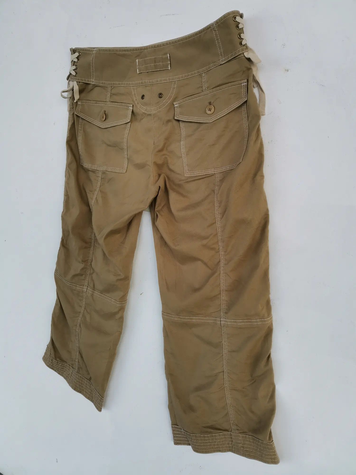 DKNY Rare!!! DKNY Tactical Cargo Multipocket Short Pants Size US 29 - 7 Thumbnail