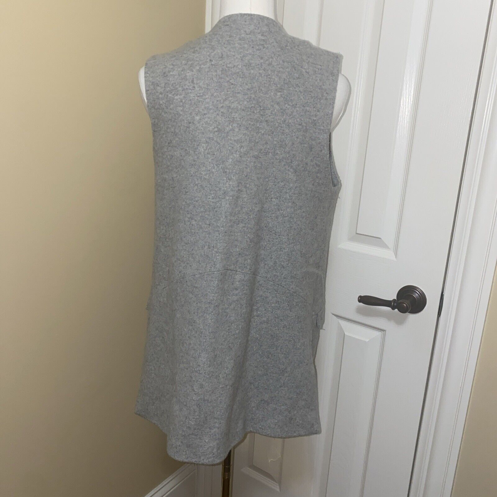 Anthropologie Elevenses Wool Vest Small Anthropologie Gray Pockets Lined Size S / US 4 / IT 40 - 5 Thumbnail