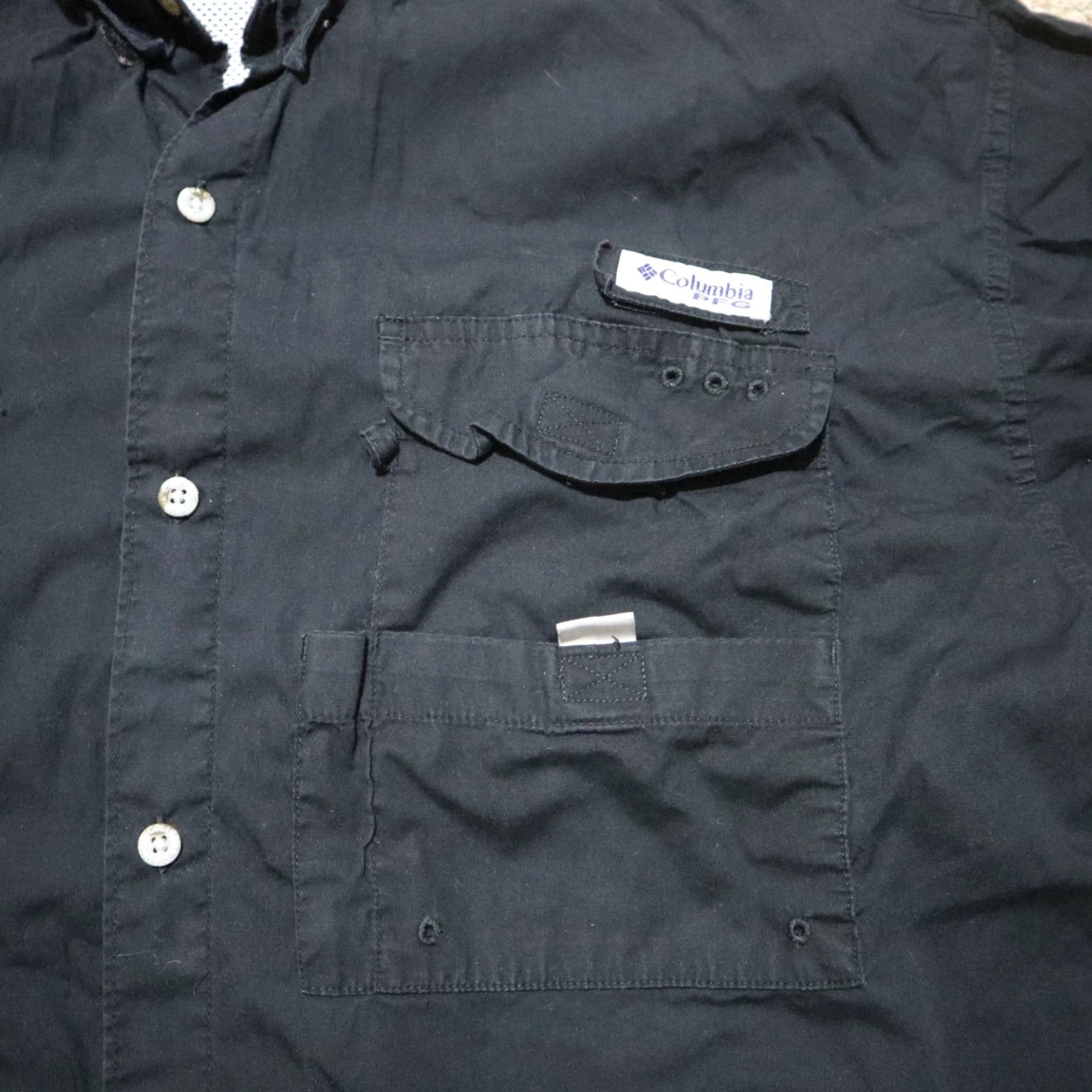 Vintage Columbia PHG Hunting Shirt Black Four Pocket Button Up Men’s XL Outerwear Shirt (Columbia PHG) Hunting Mens XL Black Four Pocket Button-Up Shirt Size US XL / EU 56 / 4 - 4 Thumbnail