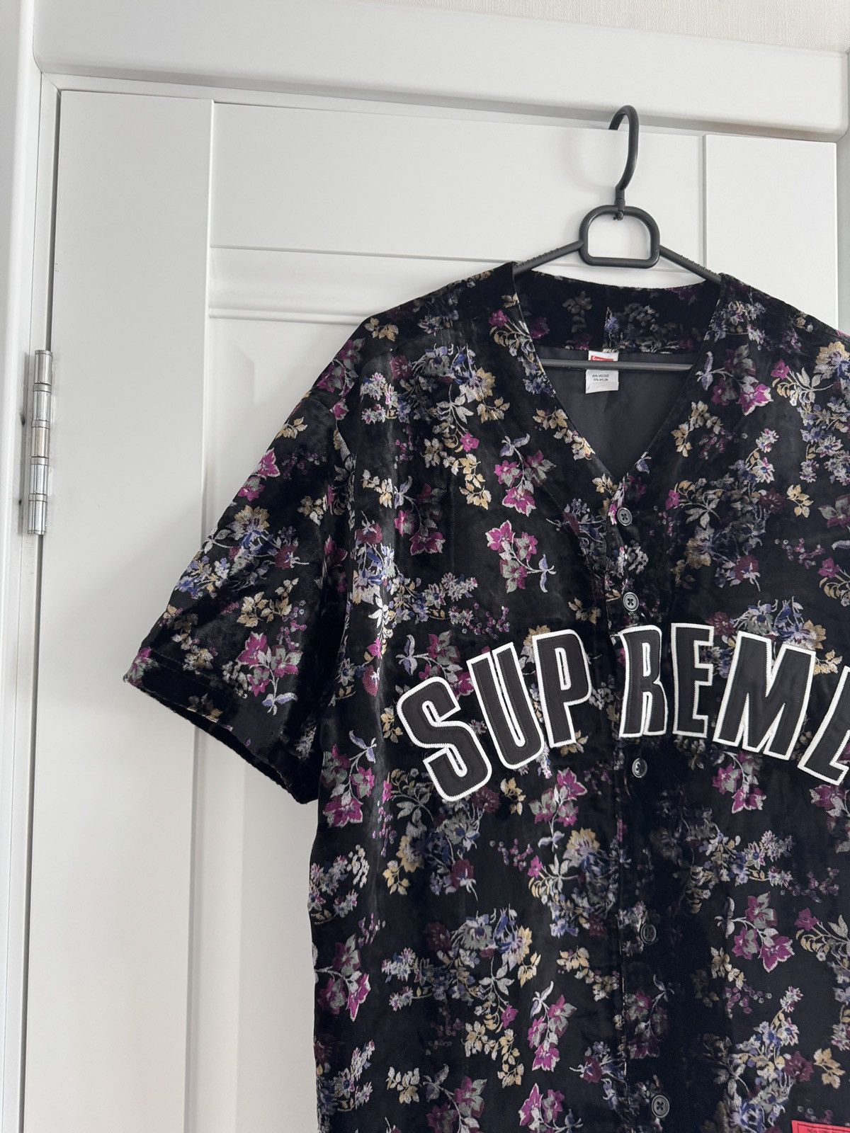 Supreme Supreme Floral Baseball Jersey Size US M / EU 48-50 / 2 - 2 Thumbnail