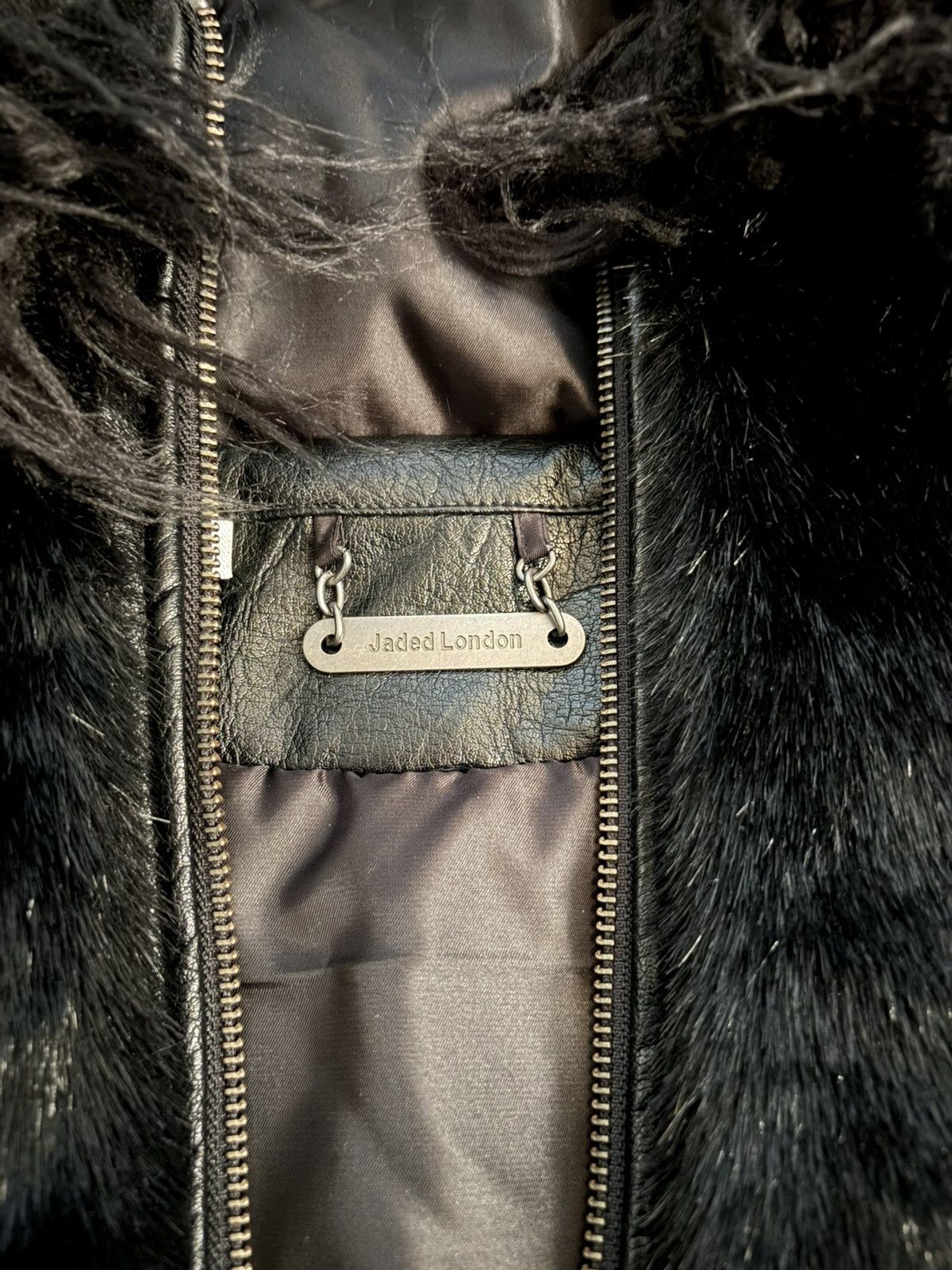 Jaded London Jaded London Raven Faux Fur Jacket Size US L / EU 52-54 / 3 - 3 Thumbnail