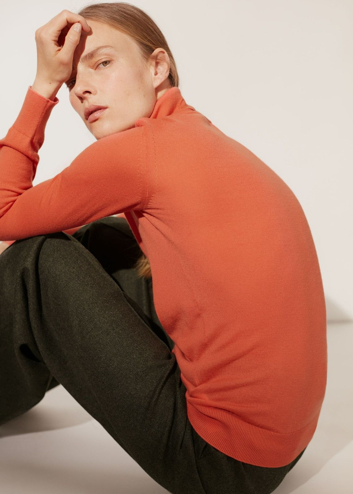 Loro Piana o1srvl11e0424 Sweater in Orange Size XL / US 12-14 / IT 48-50 - 6 Thumbnail