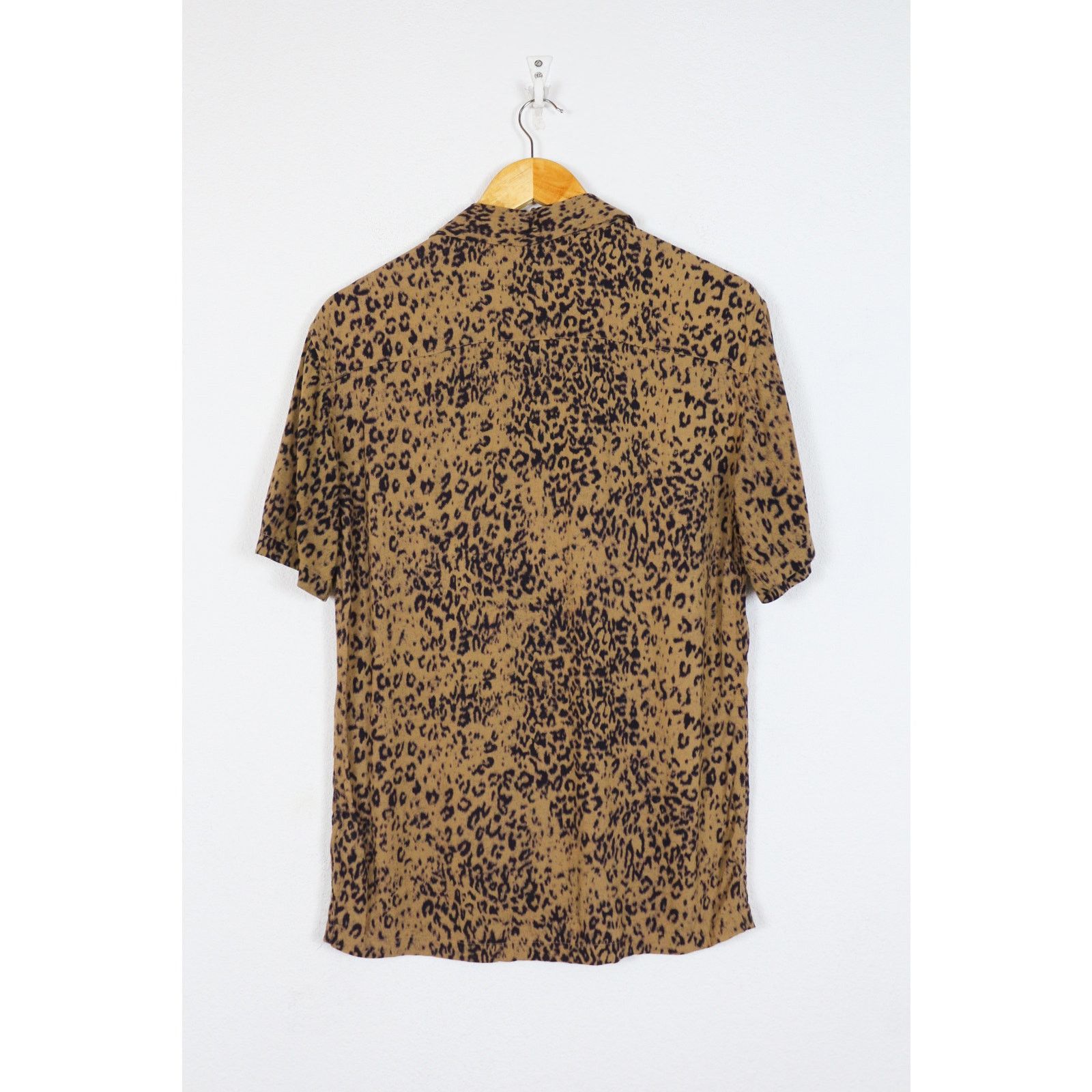 Allsaints Allsaints Patch Leopard Japanese Printed Viscose Shirt Size US XS / EU 42 / 0 - 6 Thumbnail