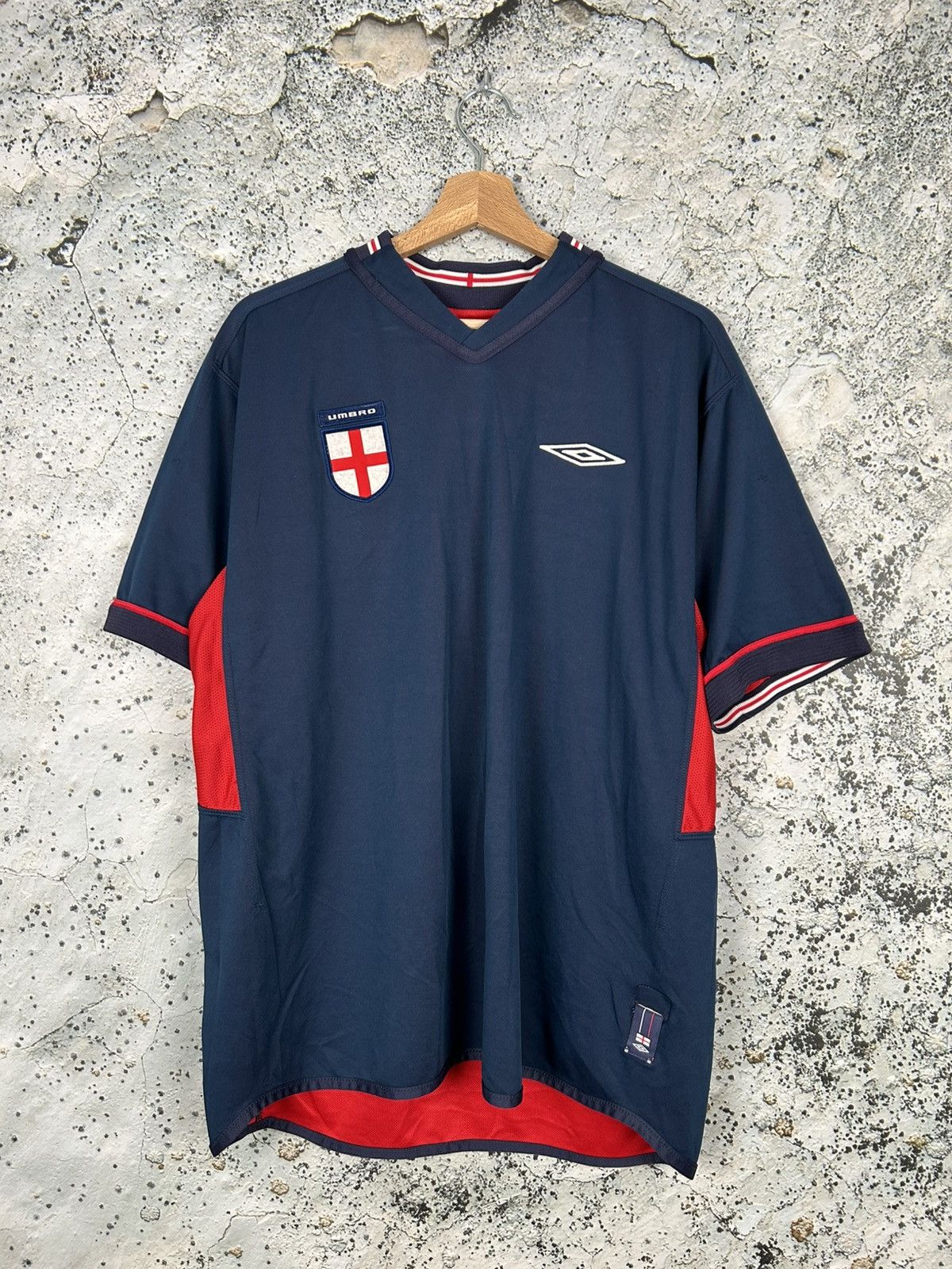 Umbro Vintage England 2004 Reversible Soccer Jersey Football Size US L / EU 52-54 / 3 - 2 Thumbnail