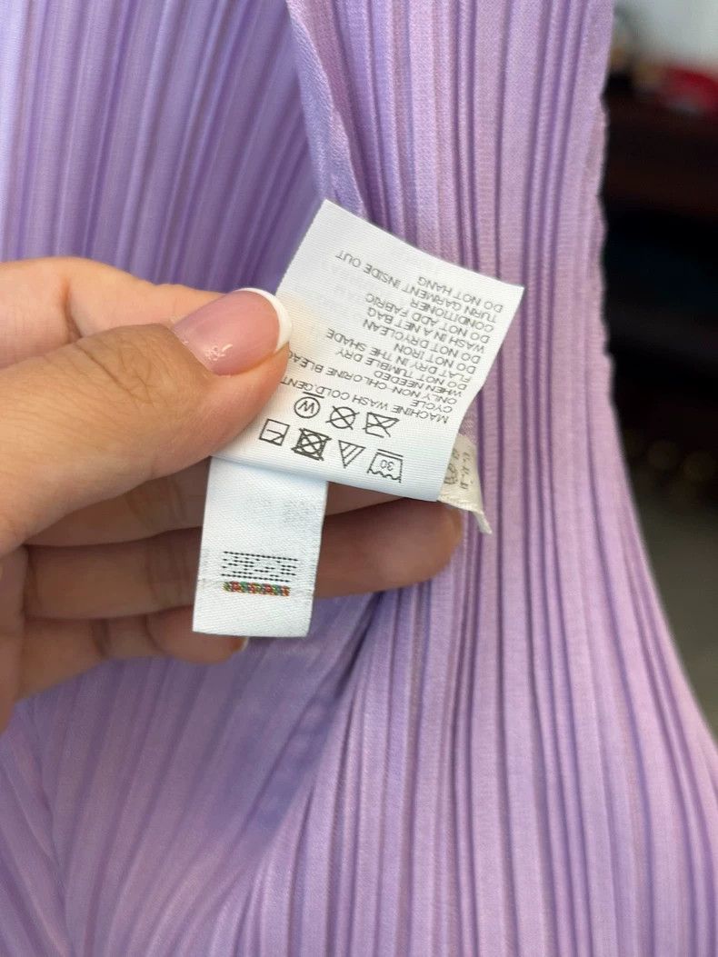 Issey Miyake Issey Miyake size:5 Soft purple pleated vest dress Size XS / US 0-2 / IT 36-38 - 5 Thumbnail