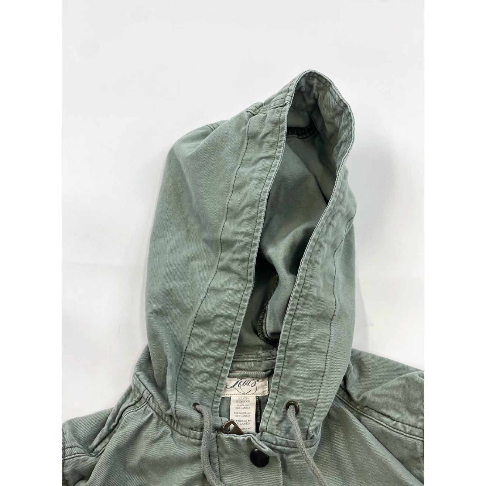 Levi's Levi’s Utility Jacket Women’s XS Hooded Drawstring Waist Shirt? Wait. Size XS / US 0-2 / IT 36-38 - 2 Thumbnail