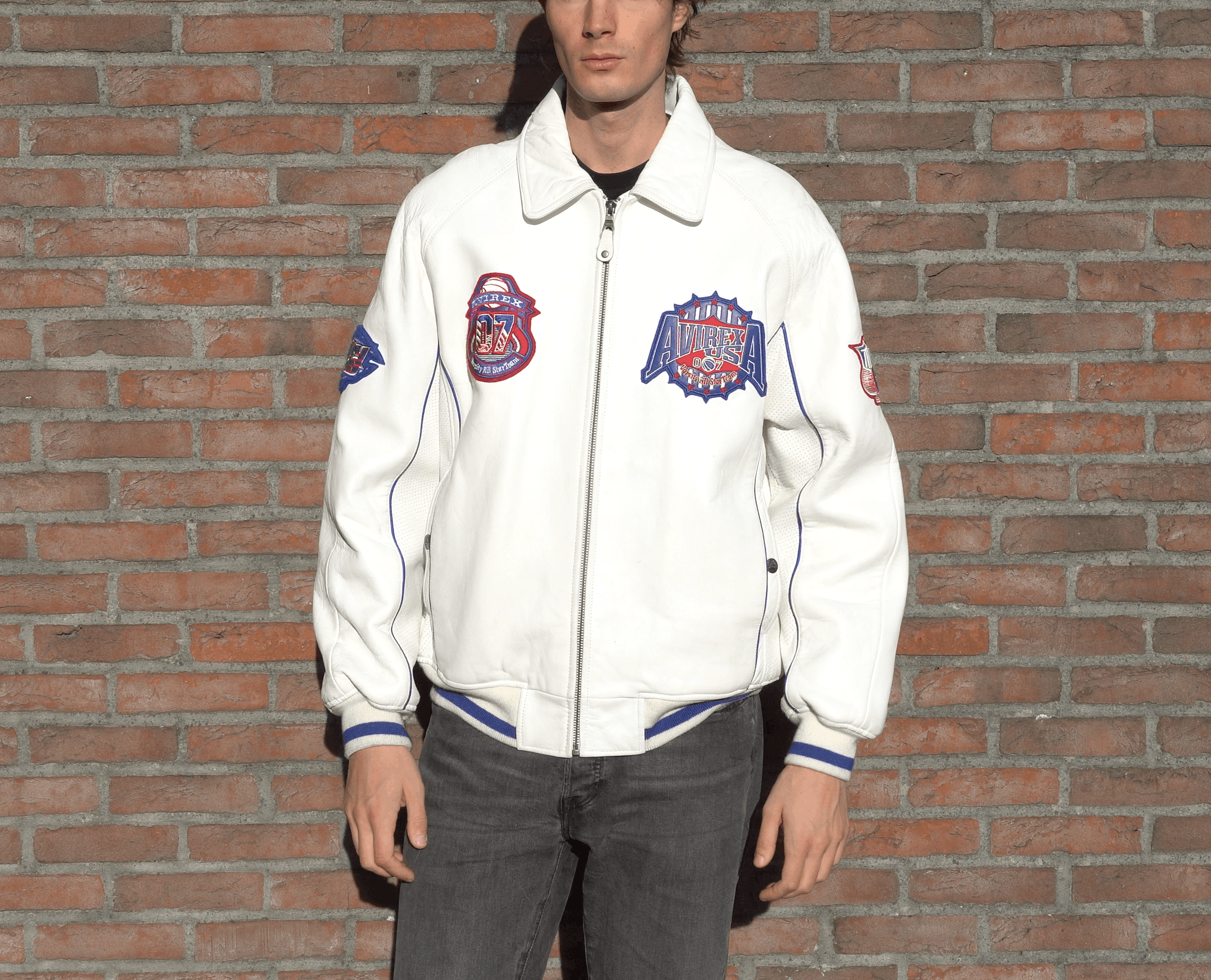 Avirex NY All Stars leather jacket 🏀