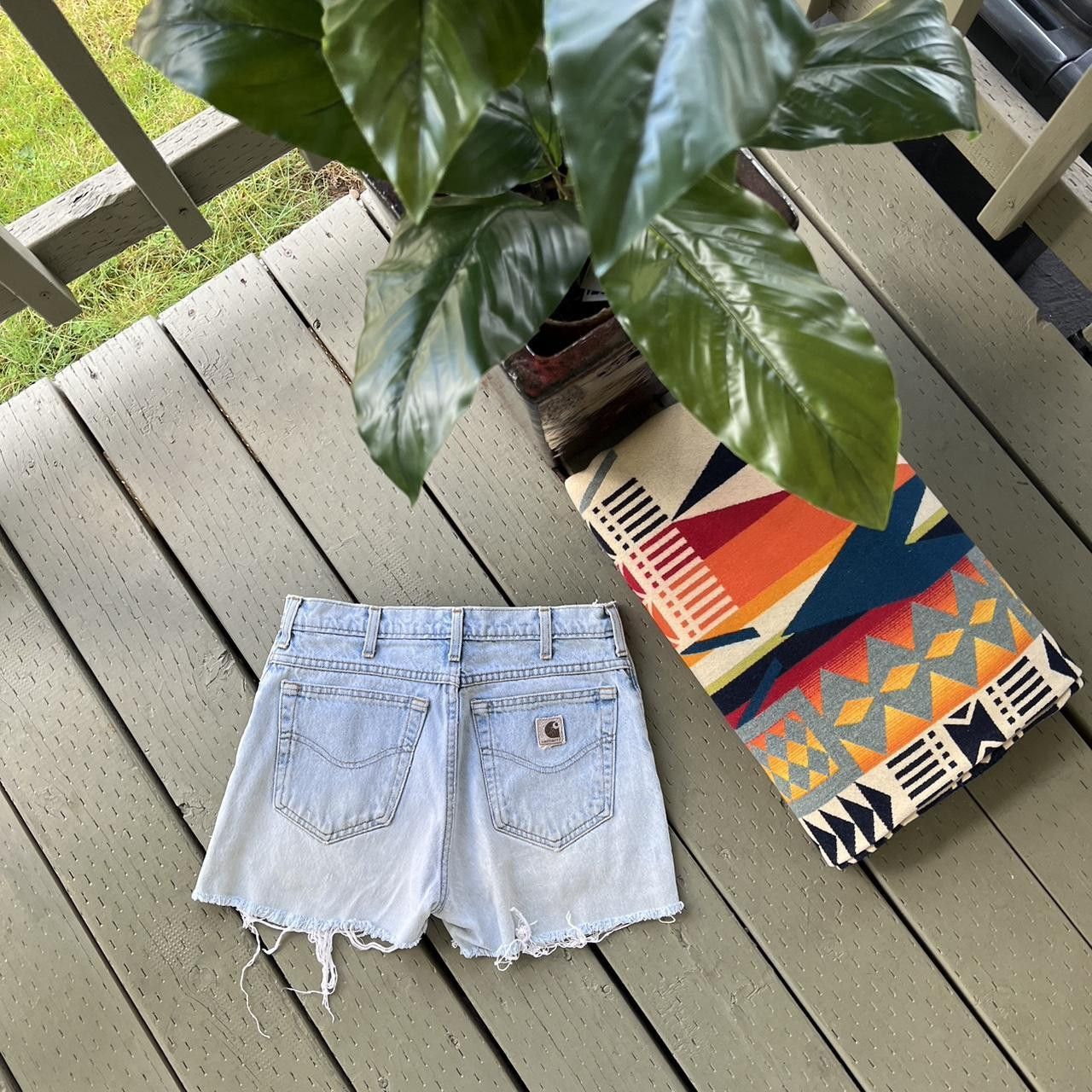 Carhartt × Vintage Carhartt Short pants Distressed Denim Size US 30 / EU 46 - 3 Thumbnail