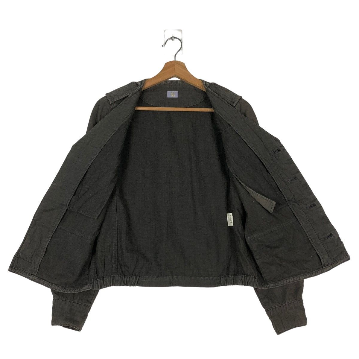 Japanese Brand 🔥CROPPED BIKER JACKET BONDAGE MILITARY NU JAPAN Size US M / EU 48-50 / 2 - 13 Thumbnail