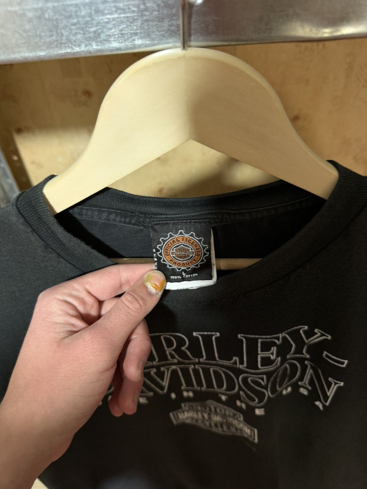 Harley Davidson × Vintage Vintage 1996 Harley Davidson Made In USA Retro Biker T-Shirt Size US XL / EU 56 / 4 - 5 Thumbnail