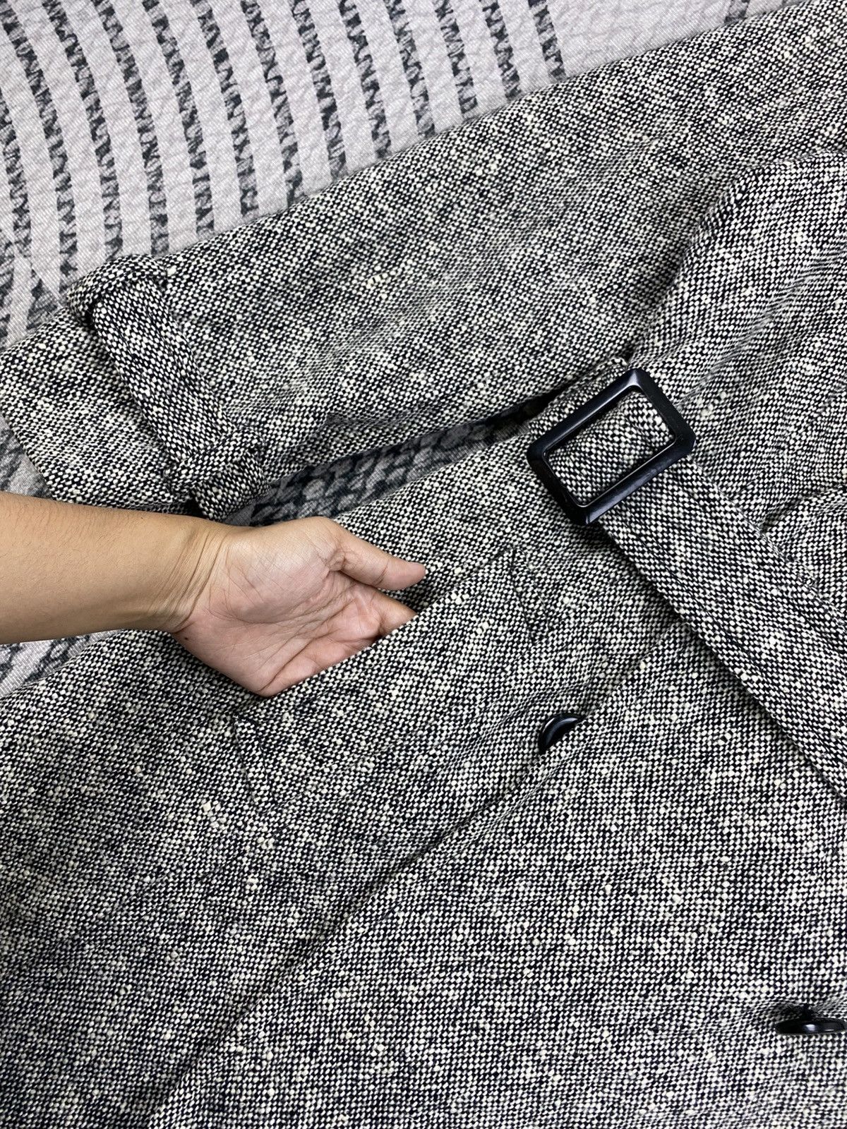 Lemaire × Uniqlo Lemaire X Uniqlo Wool Long Jacket Nice Design Size M / US 6-8 / IT 42-44 - 8 Thumbnail